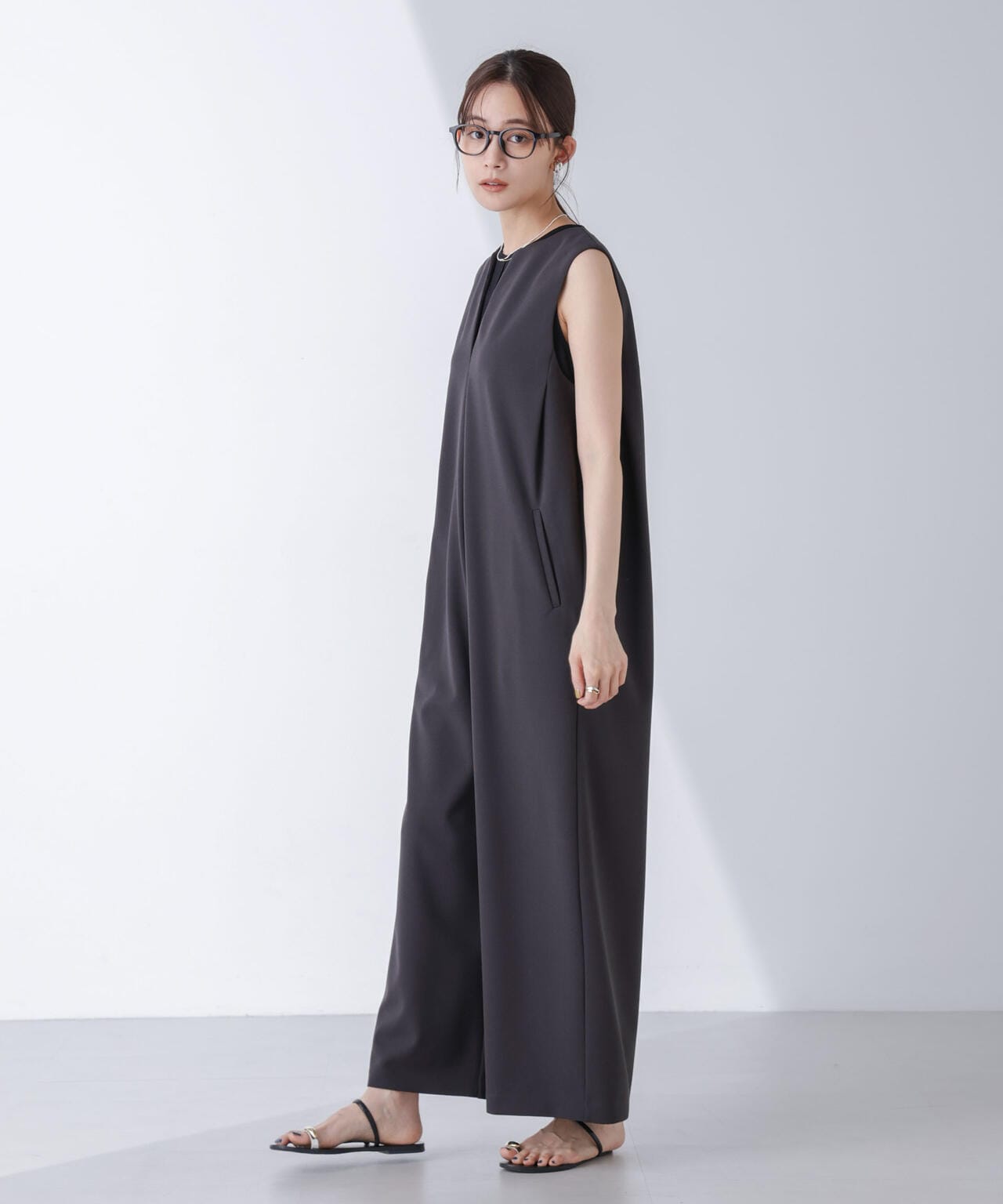 AtPARK＆DAILYWEAR/カットジョーゼットサロペ 6694219309