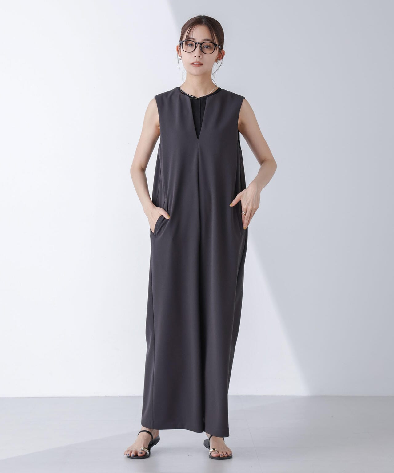 AtPARK＆DAILYWEAR/カットジョーゼットサロペ 6694219309