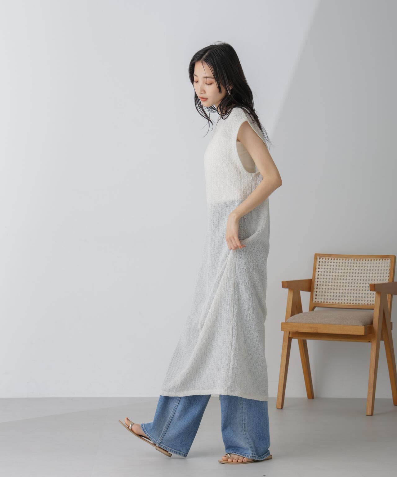 シアーサッカーワンピース 6694219315