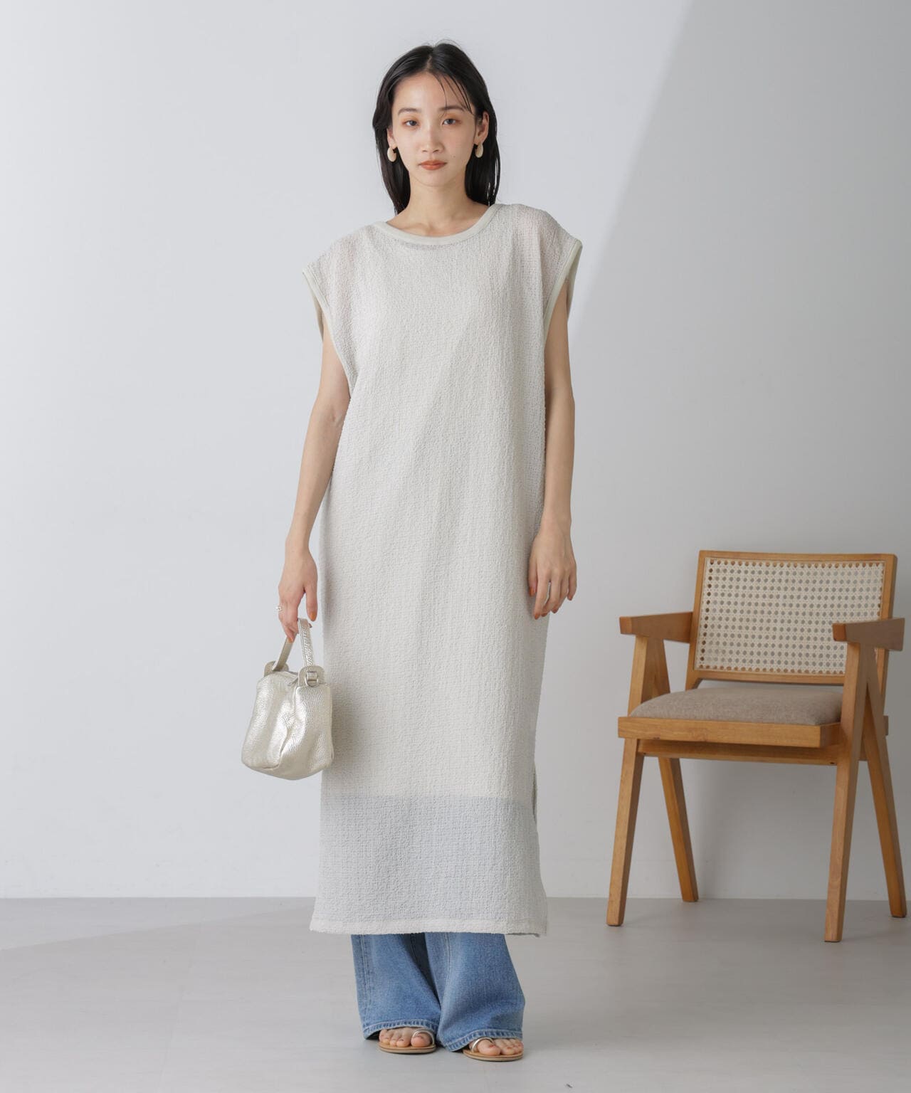 シアーサッカーワンピース 6694219315