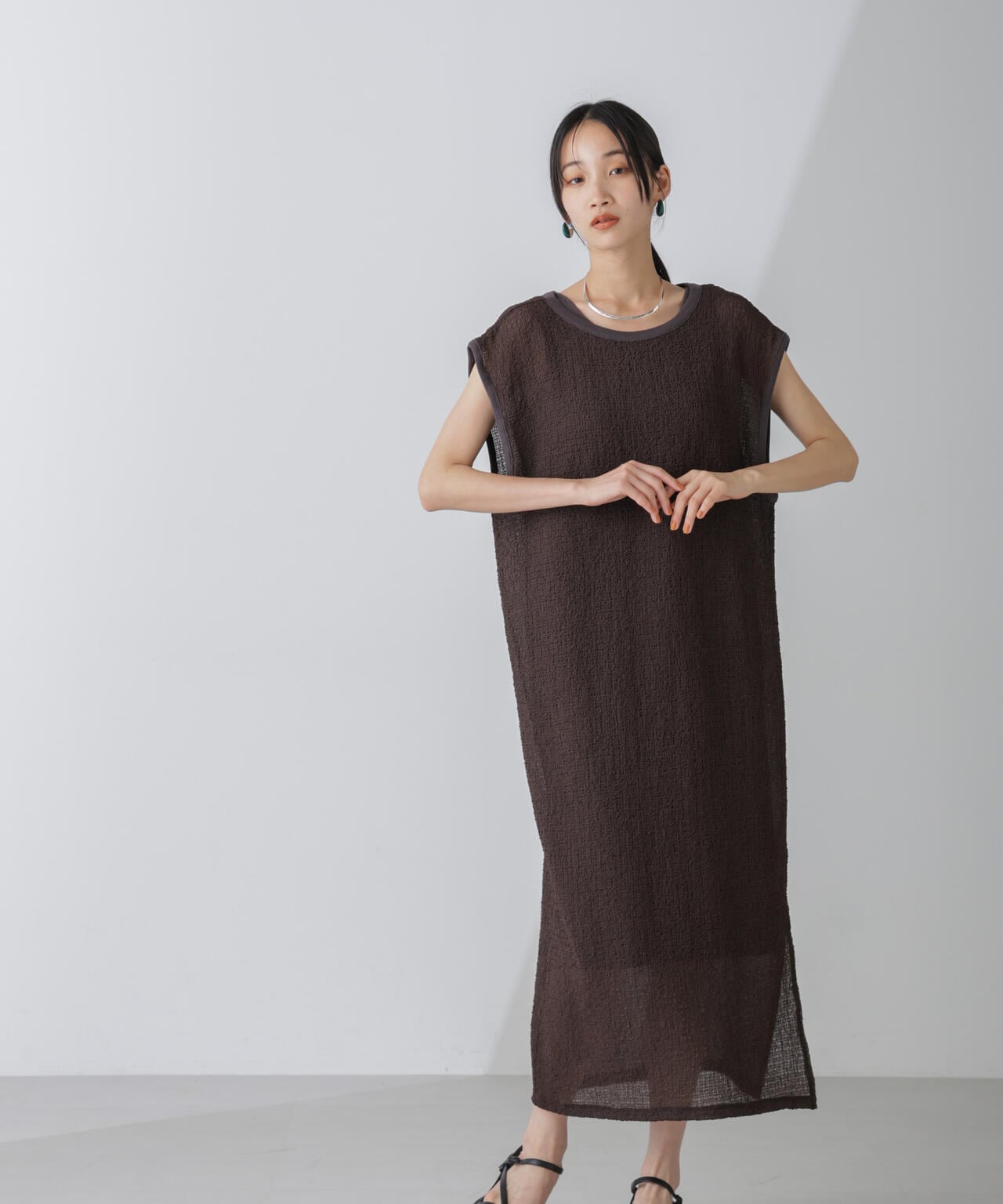 シアーサッカーワンピース 6694219315