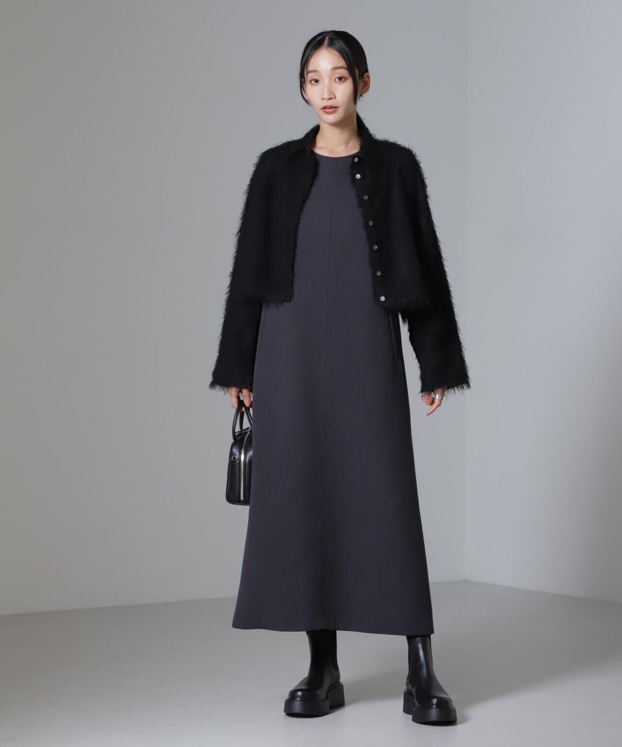 Reflax(R)ダブルクロスサイドオープンワンピース 6694219319