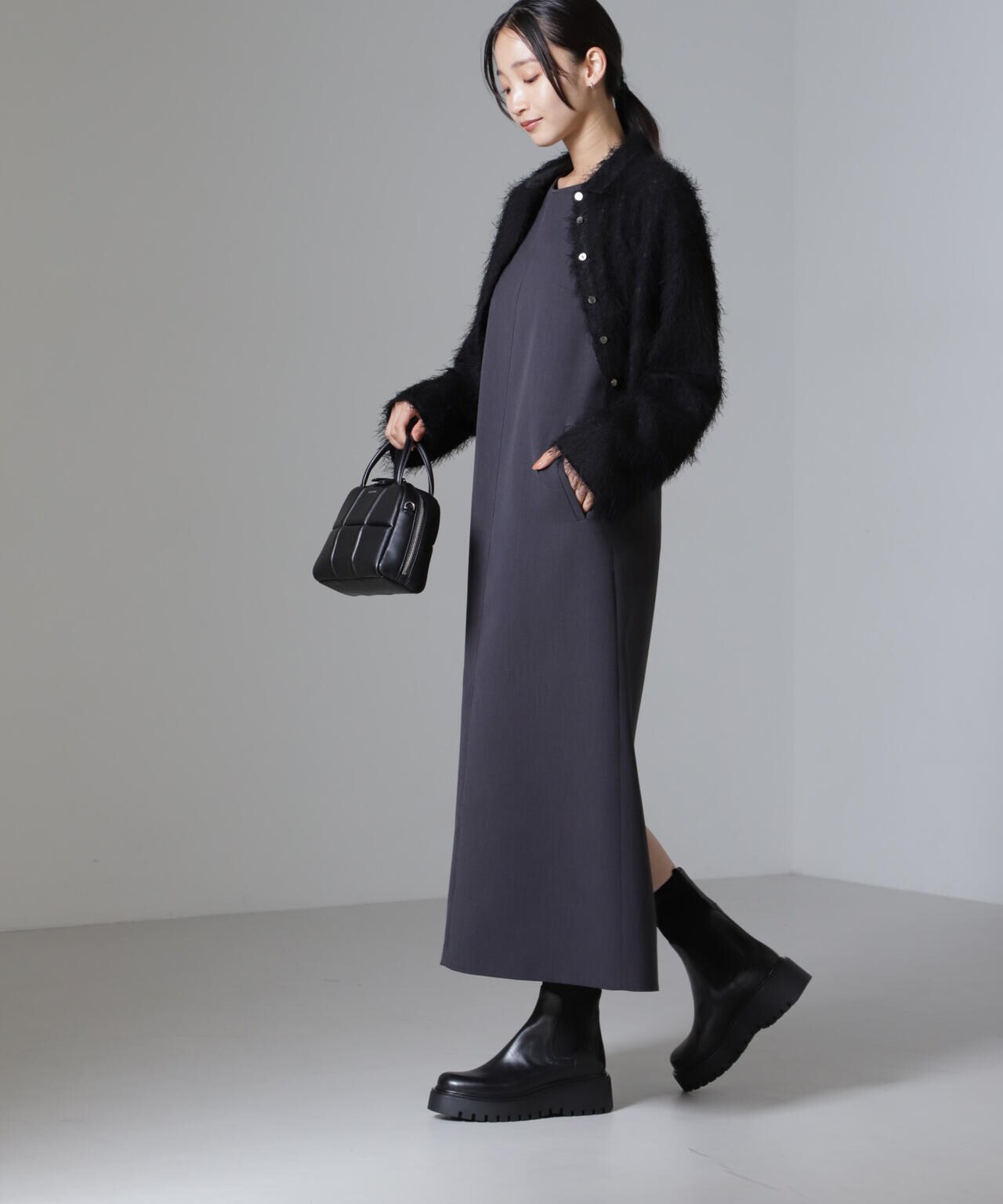 Reflax(R)ダブルクロスサイドオープンワンピース 6694219319