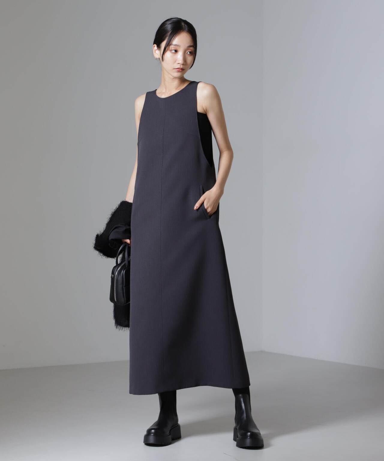 Reflax(R)ダブルクロスサイドオープンワンピース 6694219319