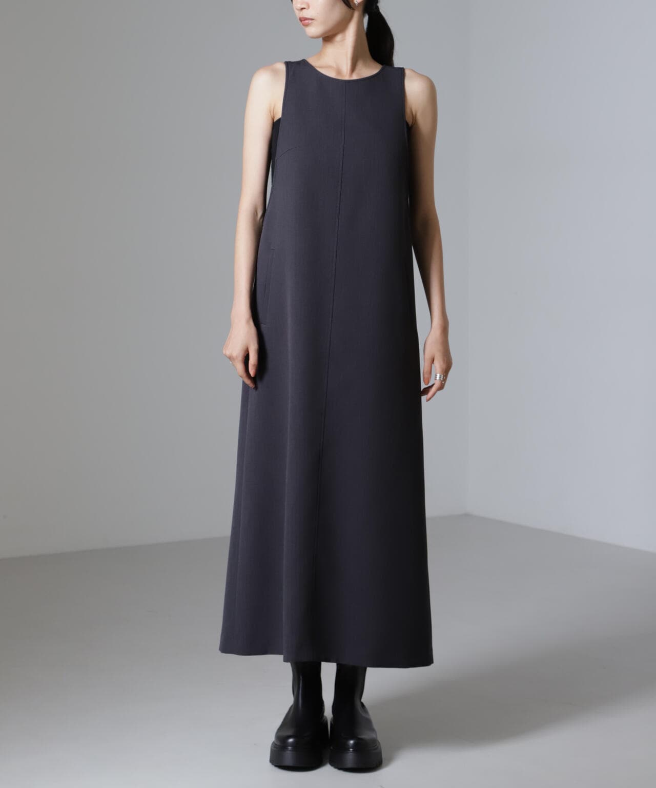 Reflax(R)ダブルクロスサイドオープンワンピース 6694219319