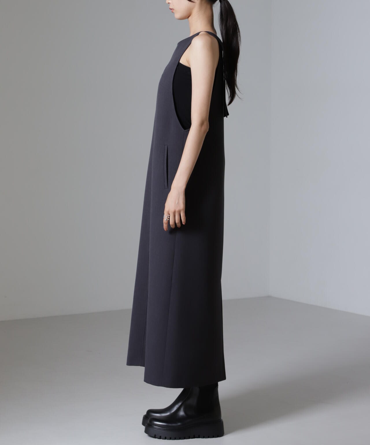 Reflax(R)ダブルクロスサイドオープンワンピース 6694219319