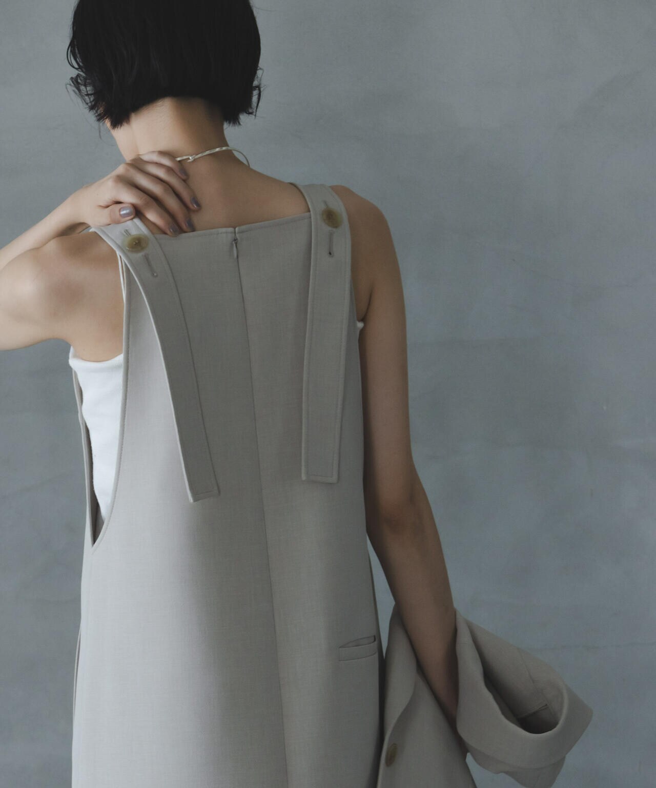 Reflax(R)ダブルクロスサイドオープンワンピース 6694219319