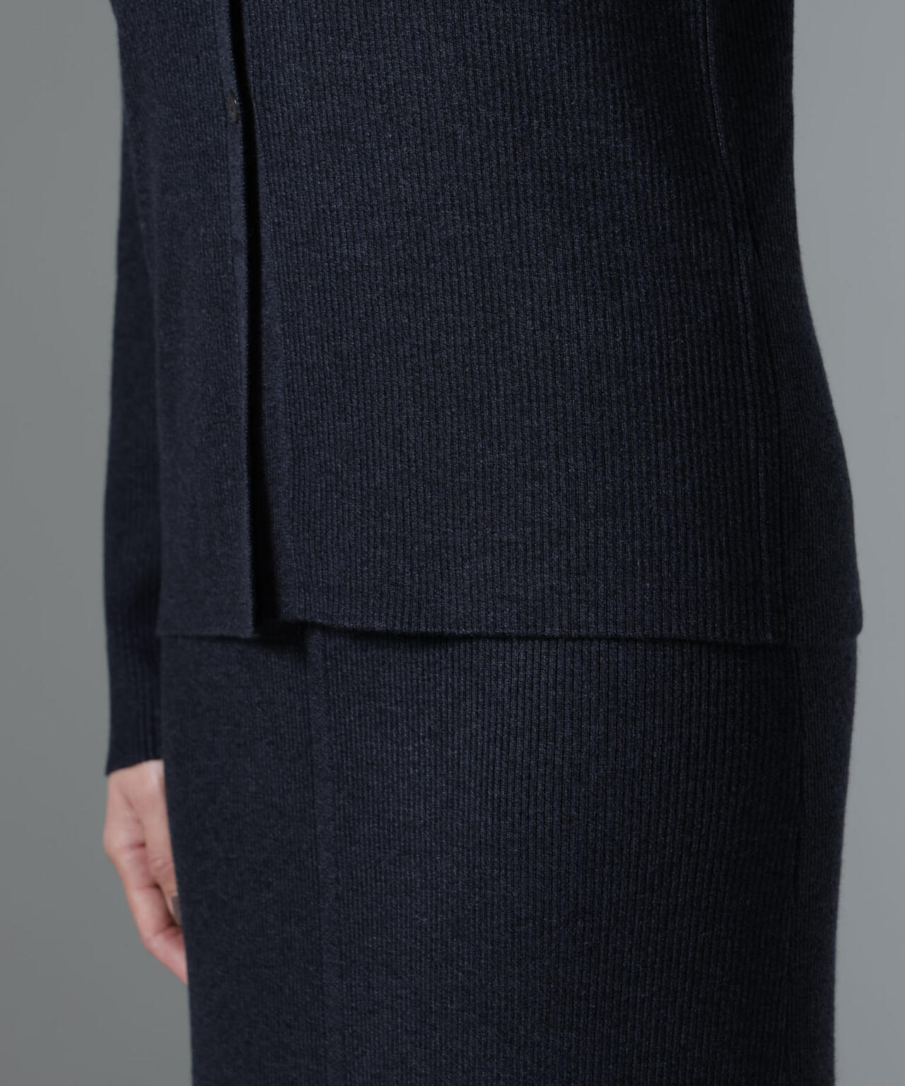 ニットキャミワンピース+ニットポロカーディガンSET 6694219340