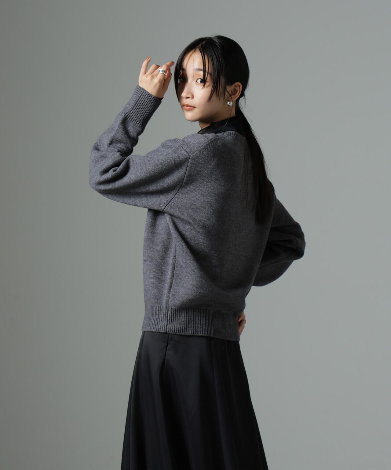 【美品】アパルトモン GOOD GRIEF カシミアロゴニットプルオーバー ロゴ ニット プルオーバー