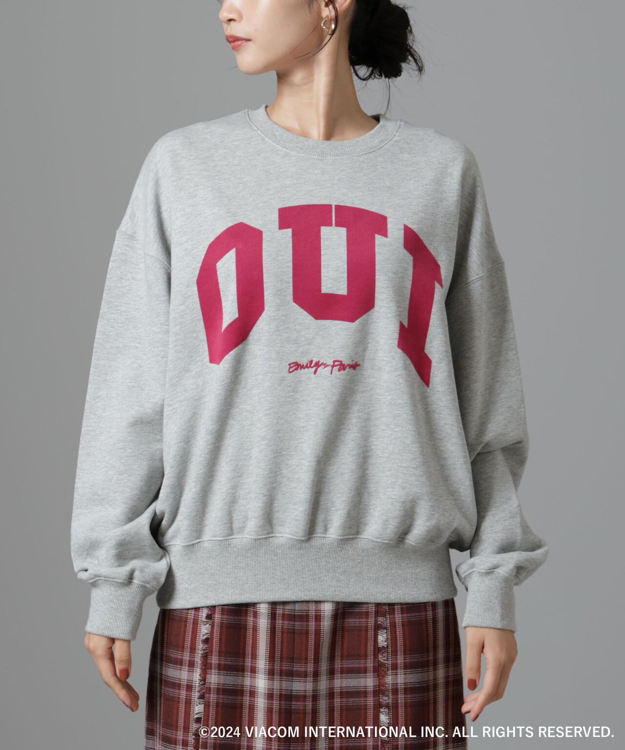 Emily in Paris × FUDGE 別注 ロゴ スウェット