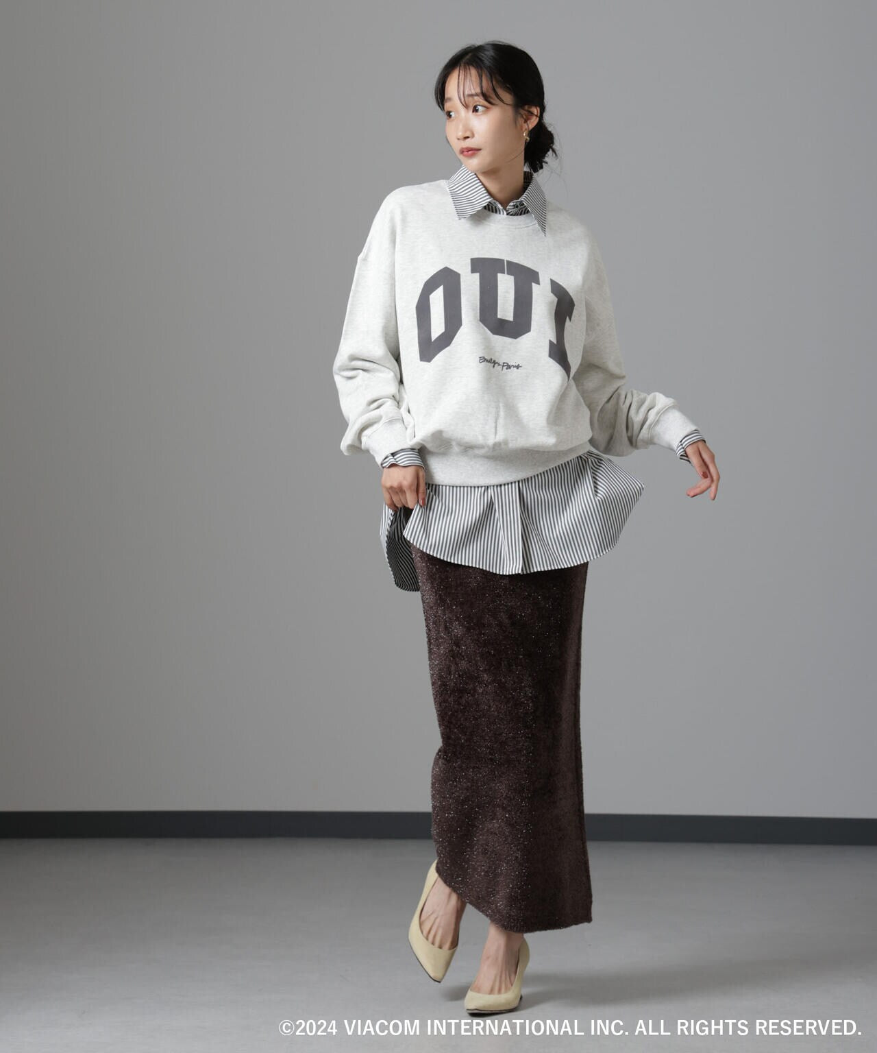 ＊エミリーページ＊ Emily in Paris × FUDGE 別注 ロゴ スウェット