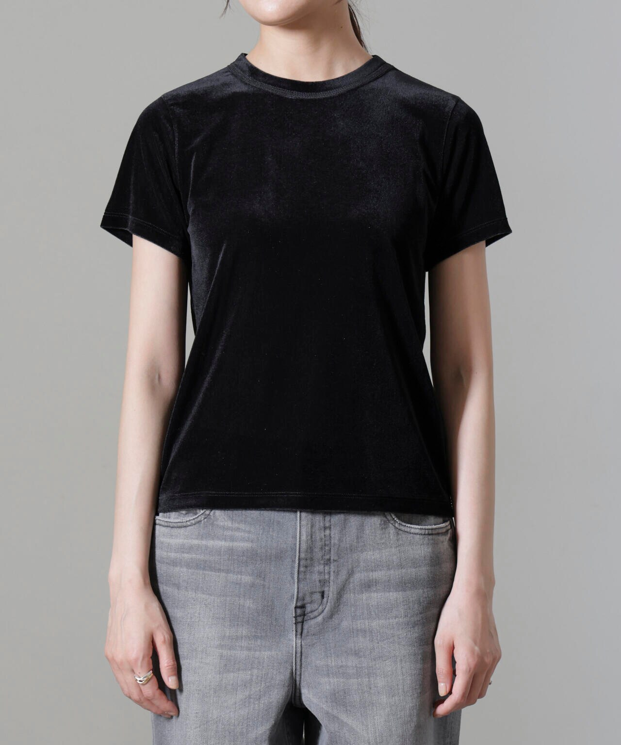 シアーベロアコンパクトT シアー ベロア コンパクト Tシャツ washable