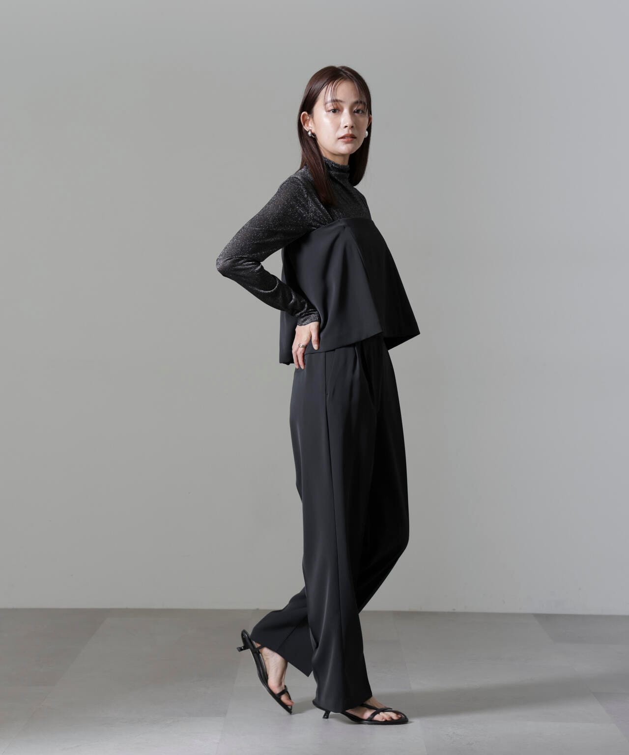 ベアトップ キャミ セット パンツ