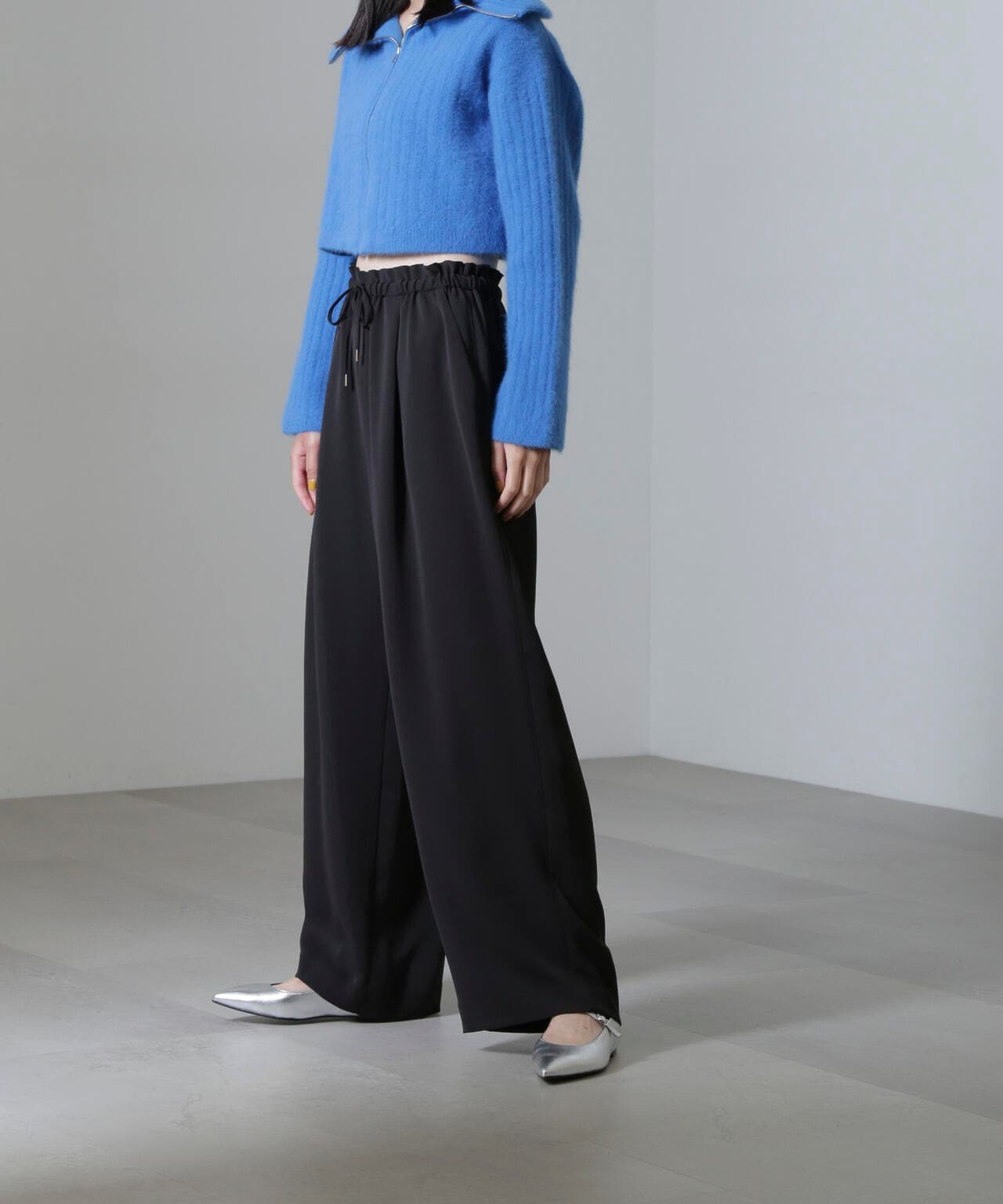 ドロストギャザーパンツ(セットアップ可) 6694227312