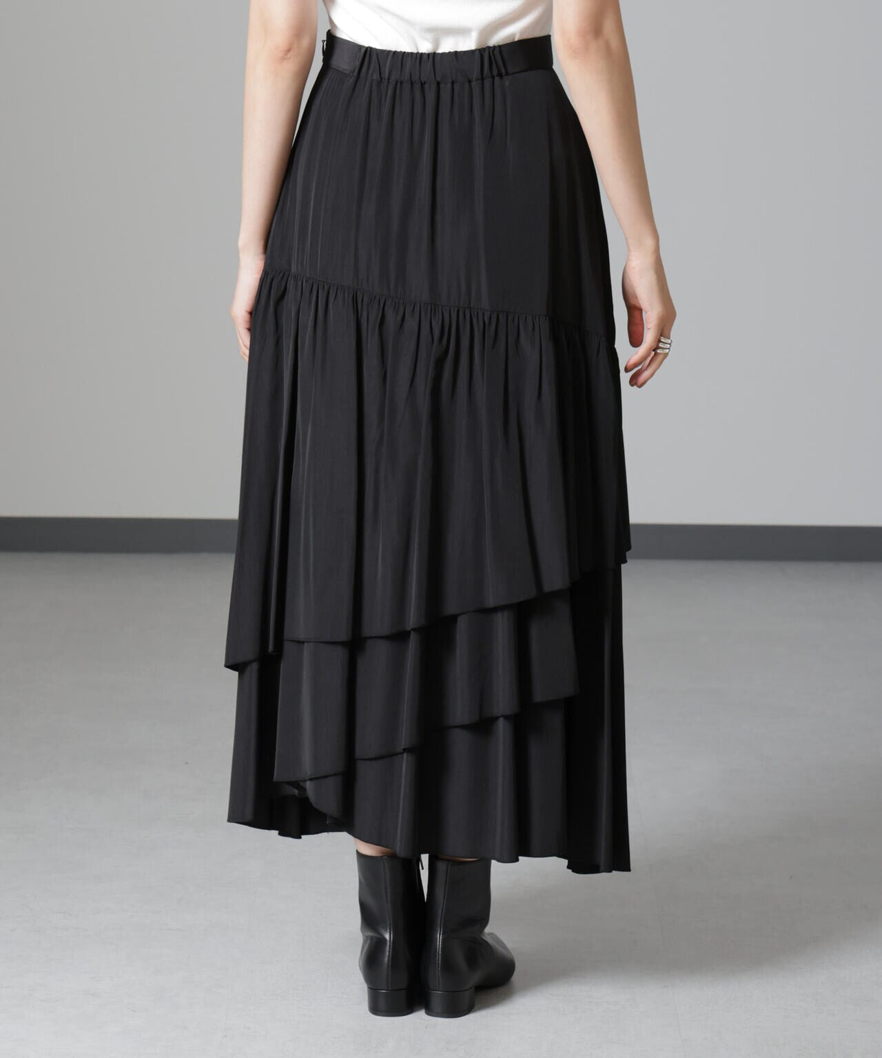 オーバーラップティアードスカート 6694230320