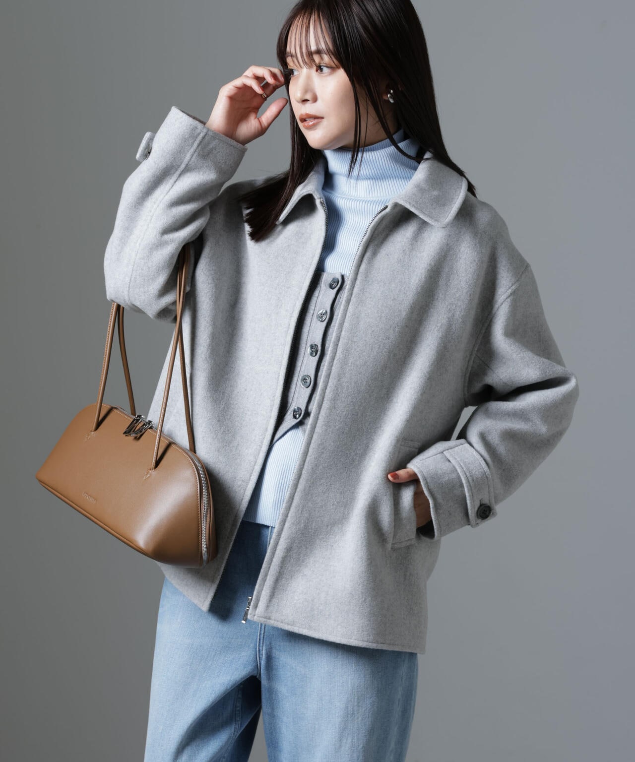ZIPミドルコート 6695111300