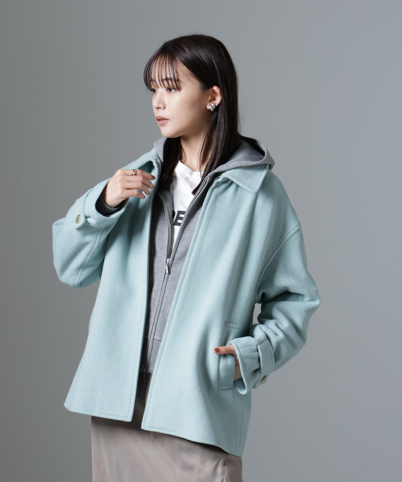 ZIPミドルコート 6695111300