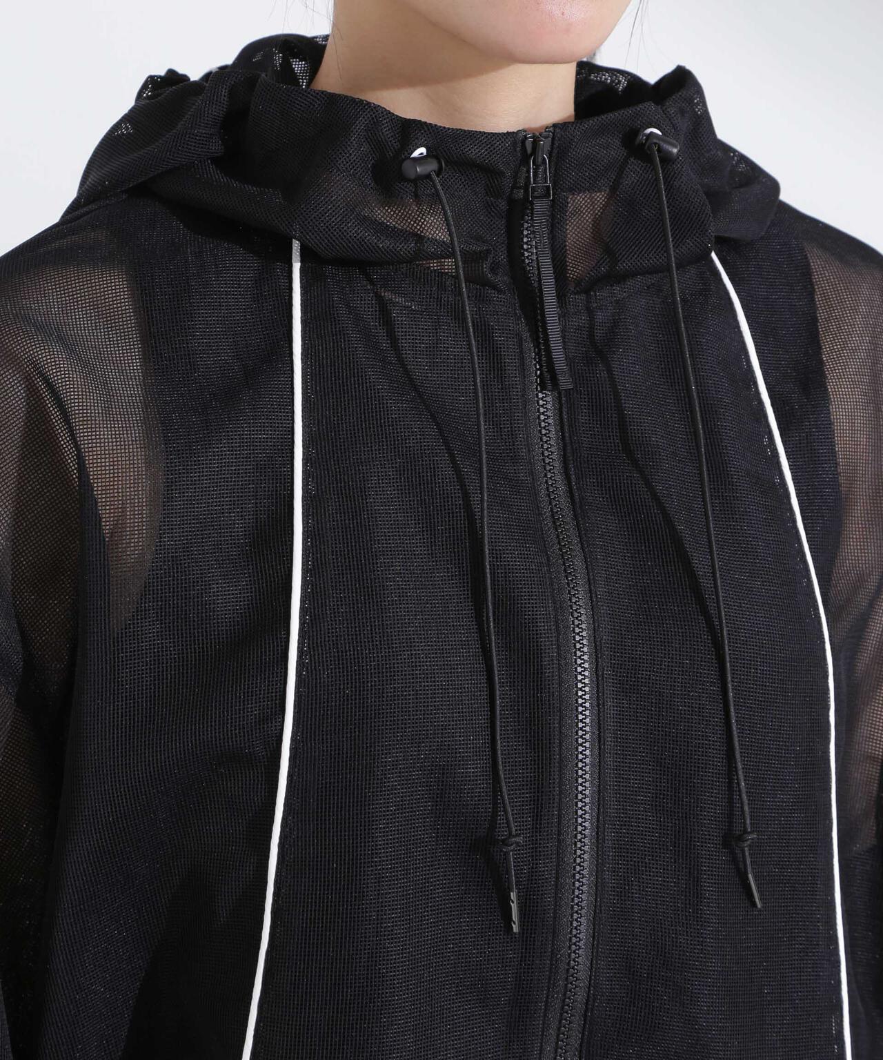 配色パイピングメッシュブルゾン 6695112305