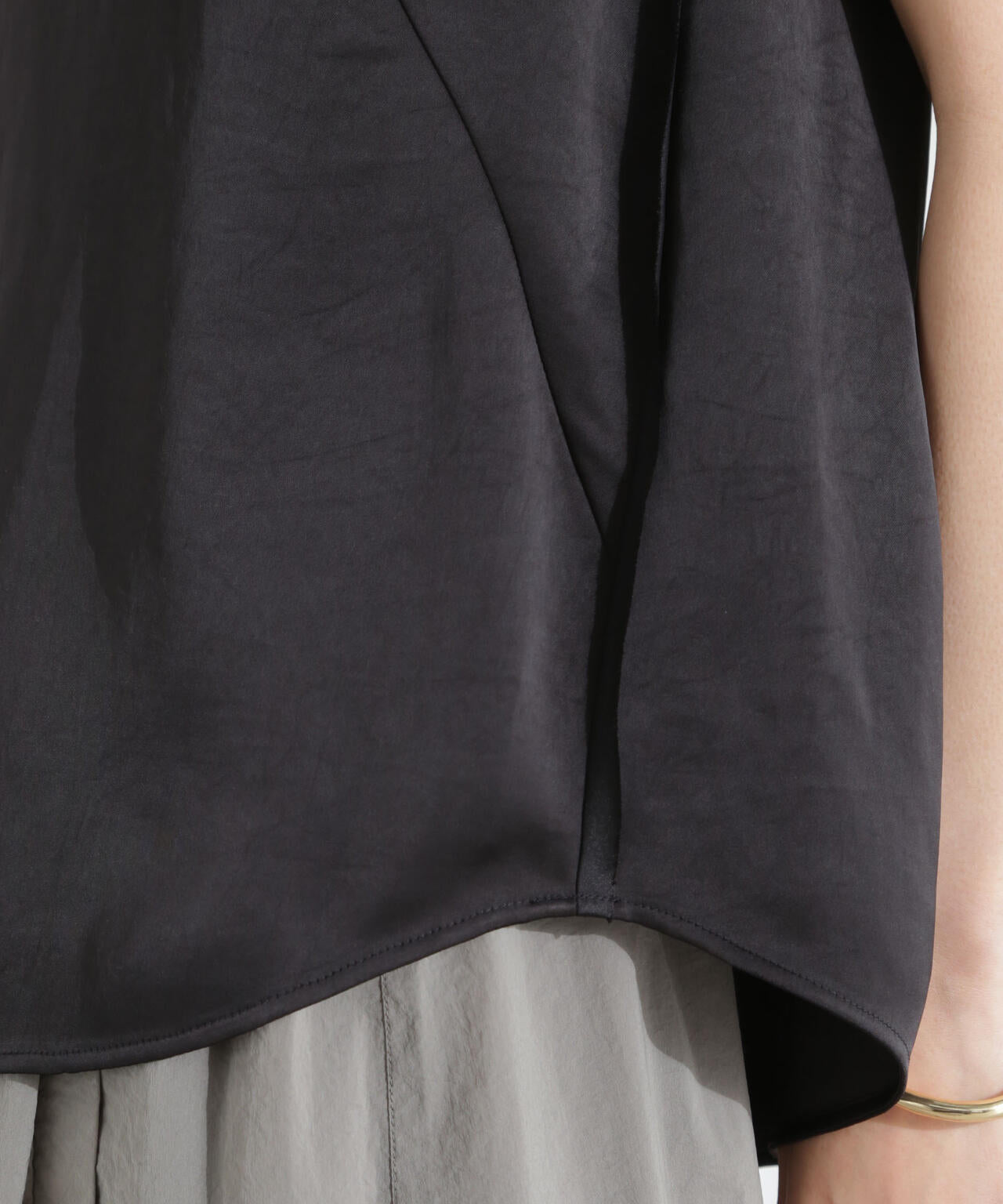 ダブルサテンノースリーブトップス 6695121312