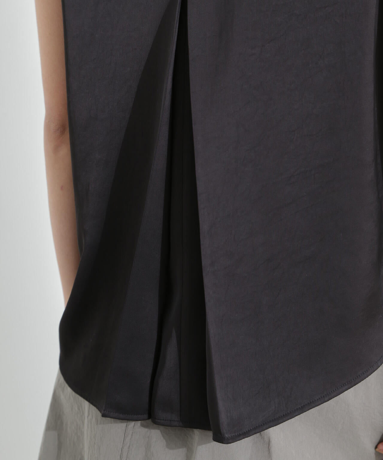 ダブルサテンノースリーブトップス 6695121312