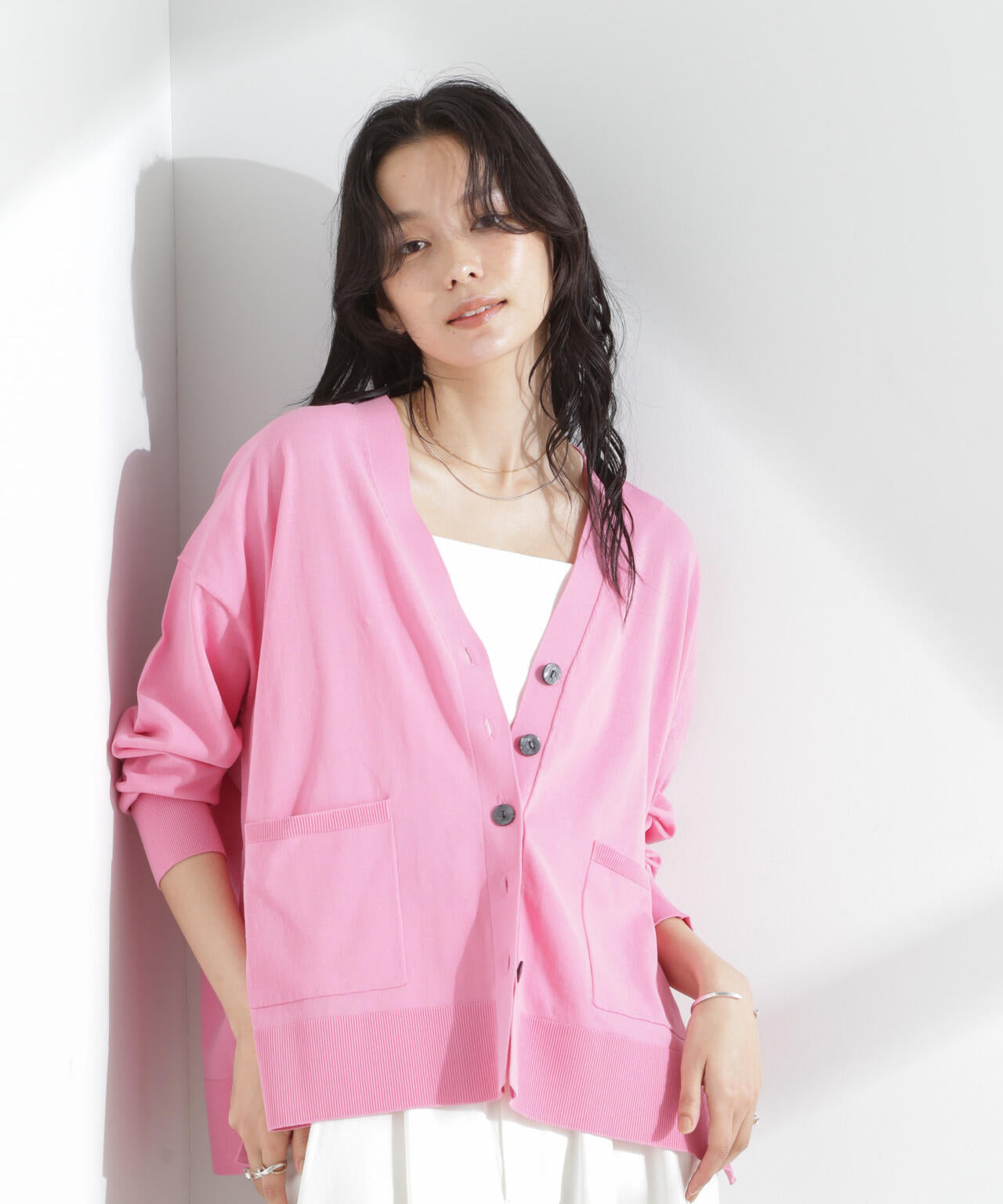 TEKNICO GIZAコットンオーバーカーディガン 6695122314