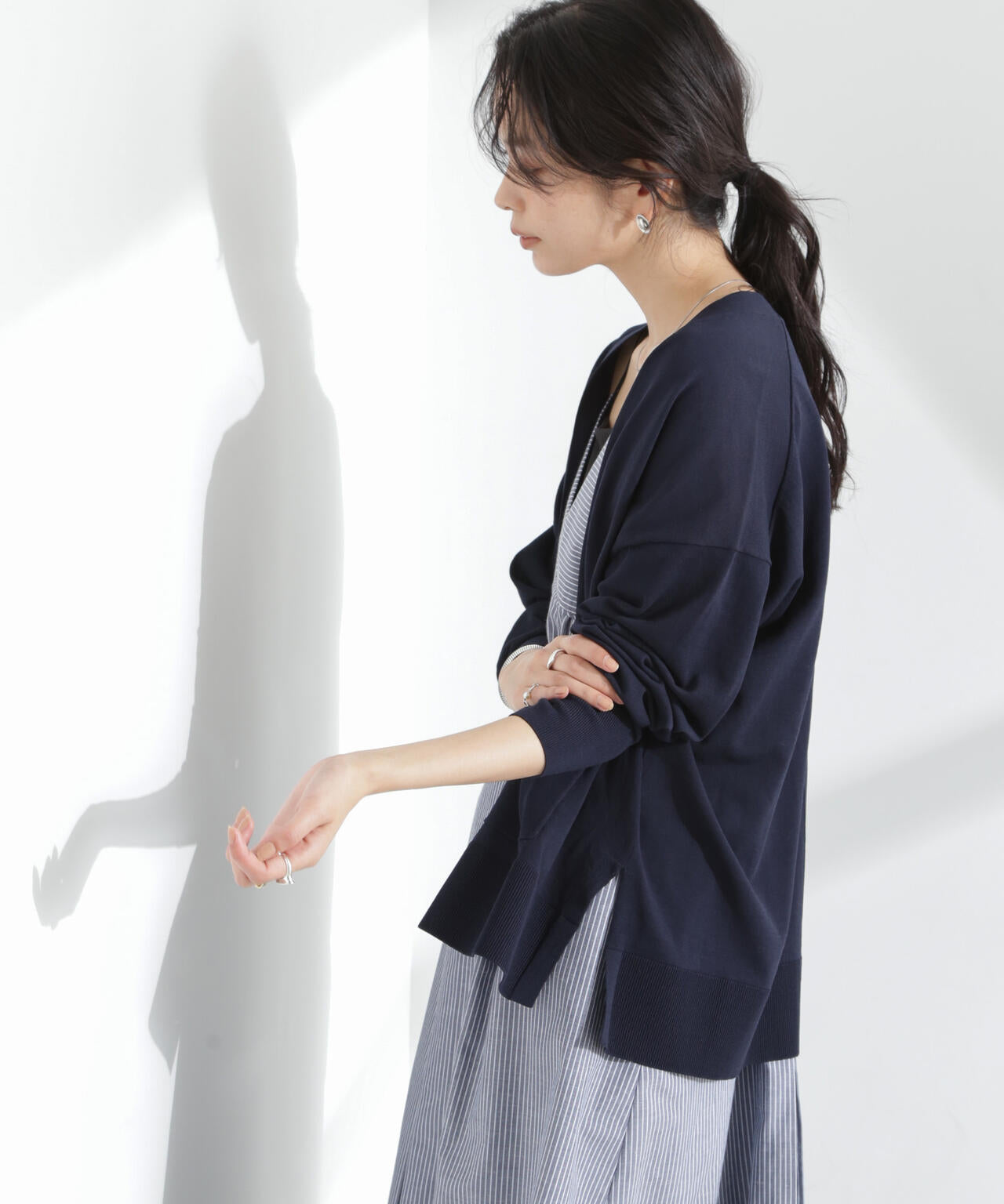 TEKNICO GIZAコットンオーバーカーディガン 6695122314