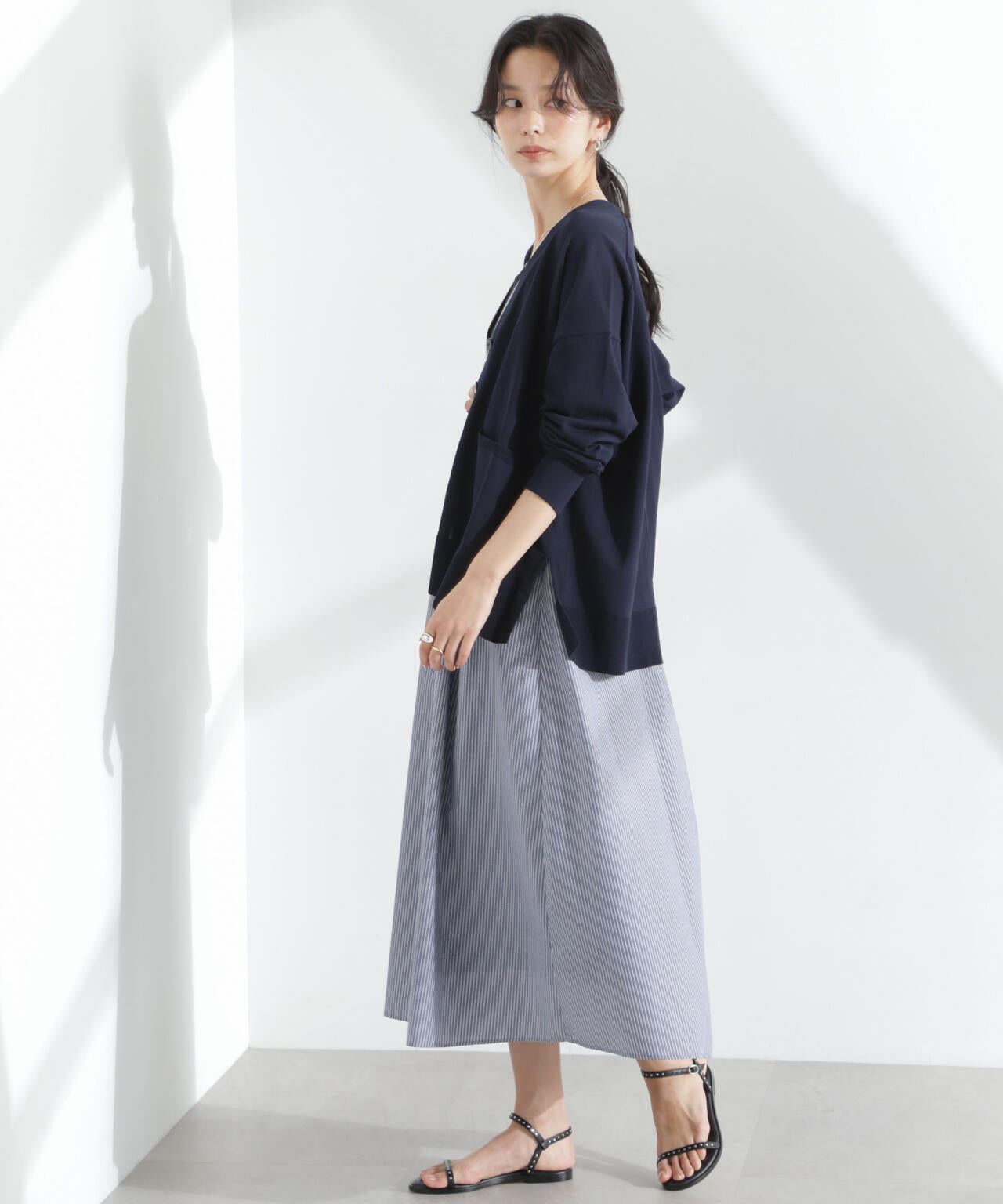 TEKNICO GIZAコットンオーバーカーディガン 6695122314