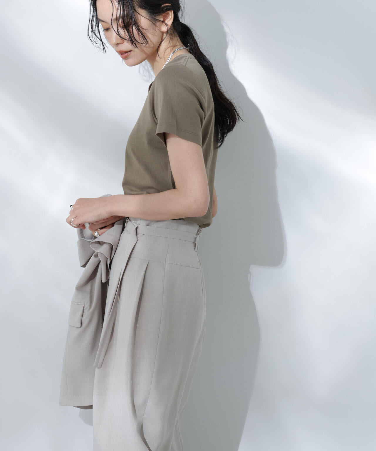 Anti Soaked(R) 汗染み防止 Vネック Tシャツ