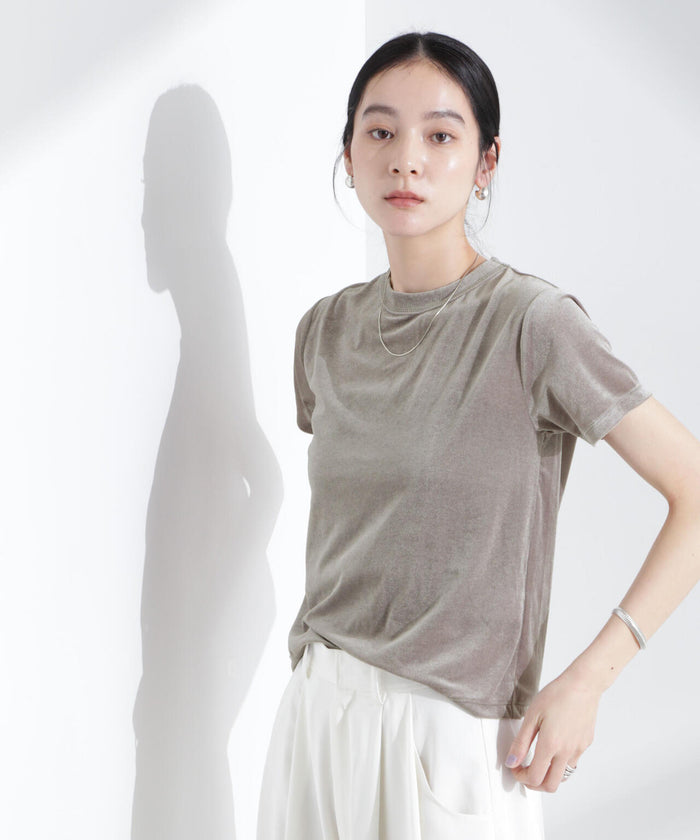 シアーベロアコンパクトＴシャツ