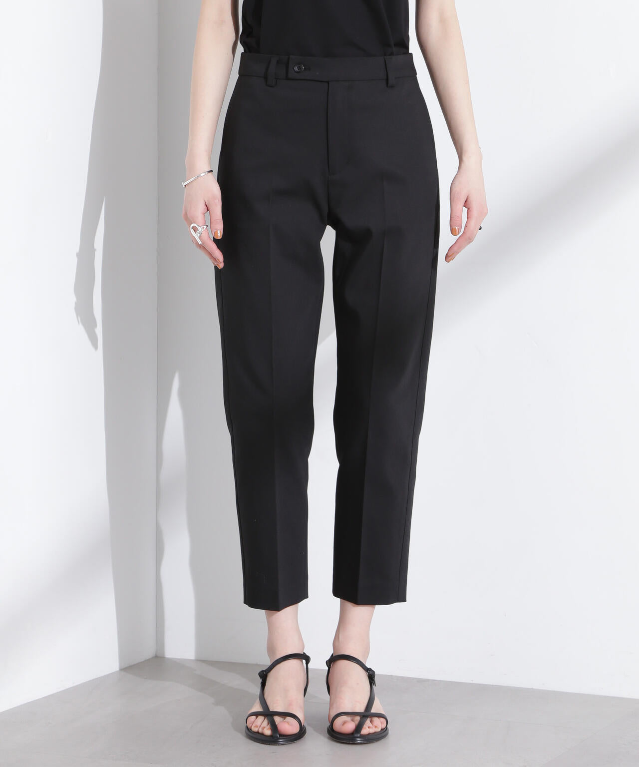 センタープレススリムパンツ 6695127315