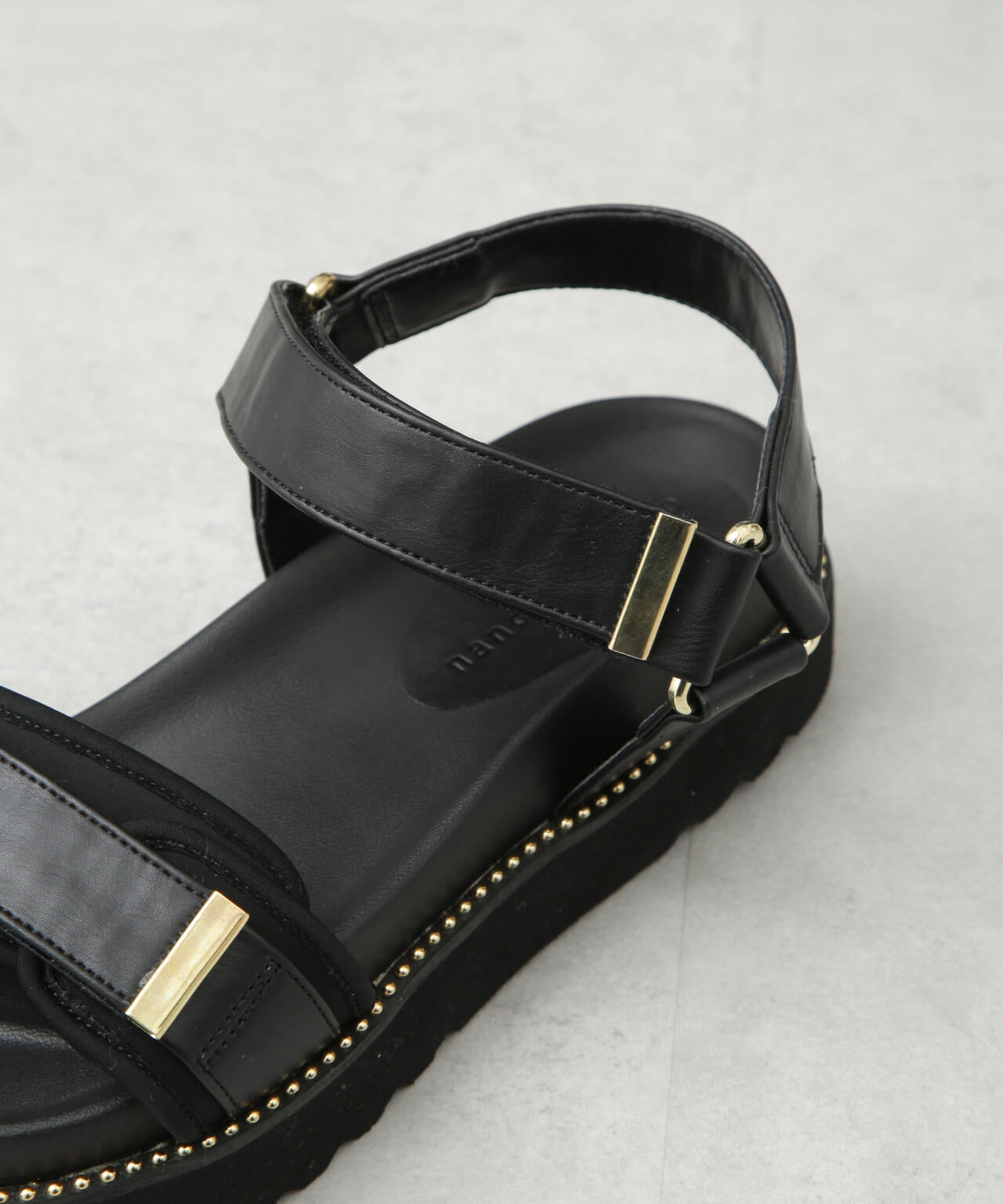 PRADA ベロア ベルベット プラットフォーム サンダル ゴールド金具 紫 PRADA ベロア ベルベット プラットフォーム サンダル ゴールド