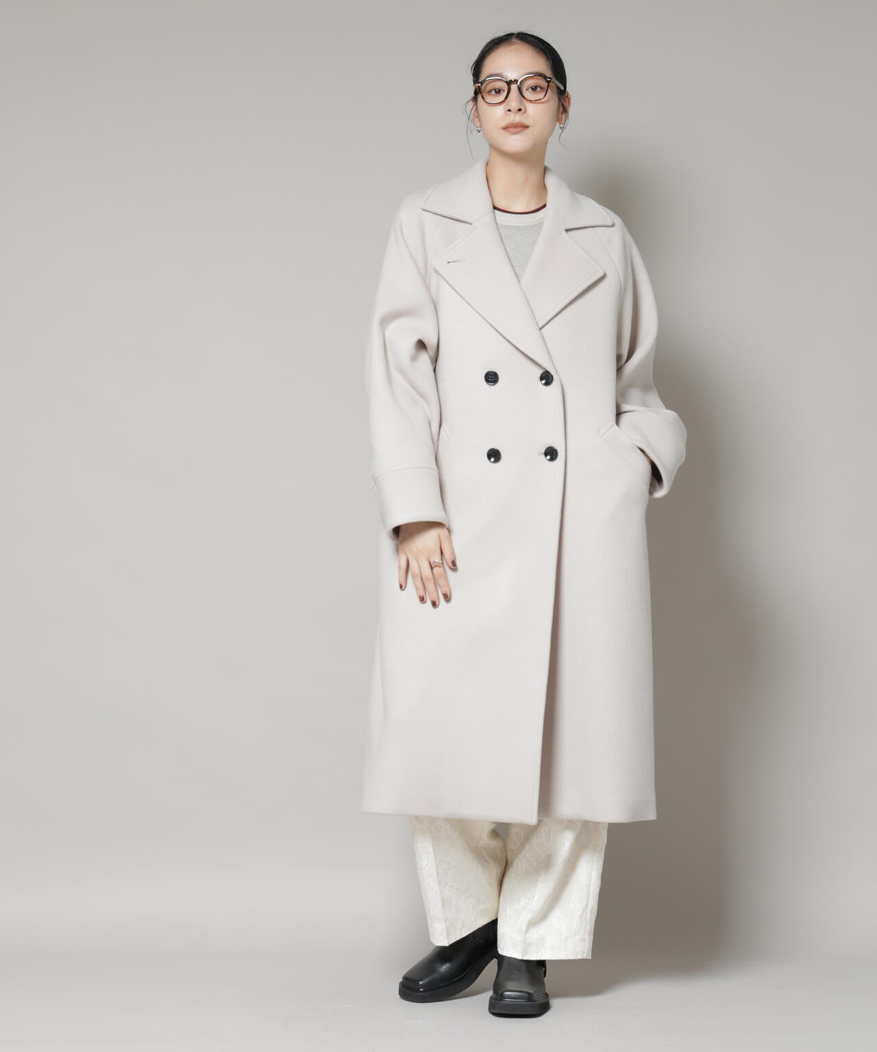 WooLoop コクーンダブルコート