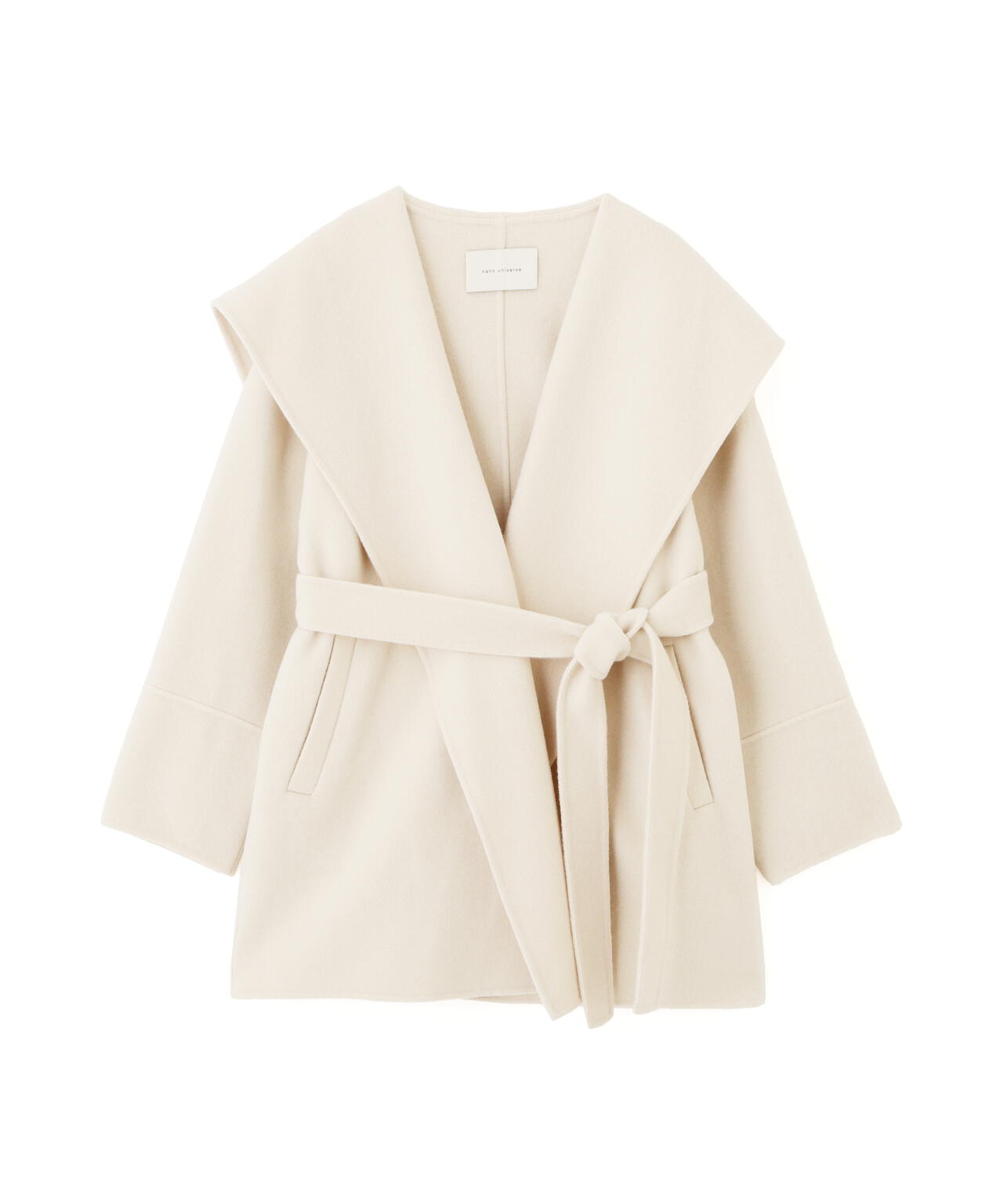 SUPER110blend リバーショールミディコート 6695211302