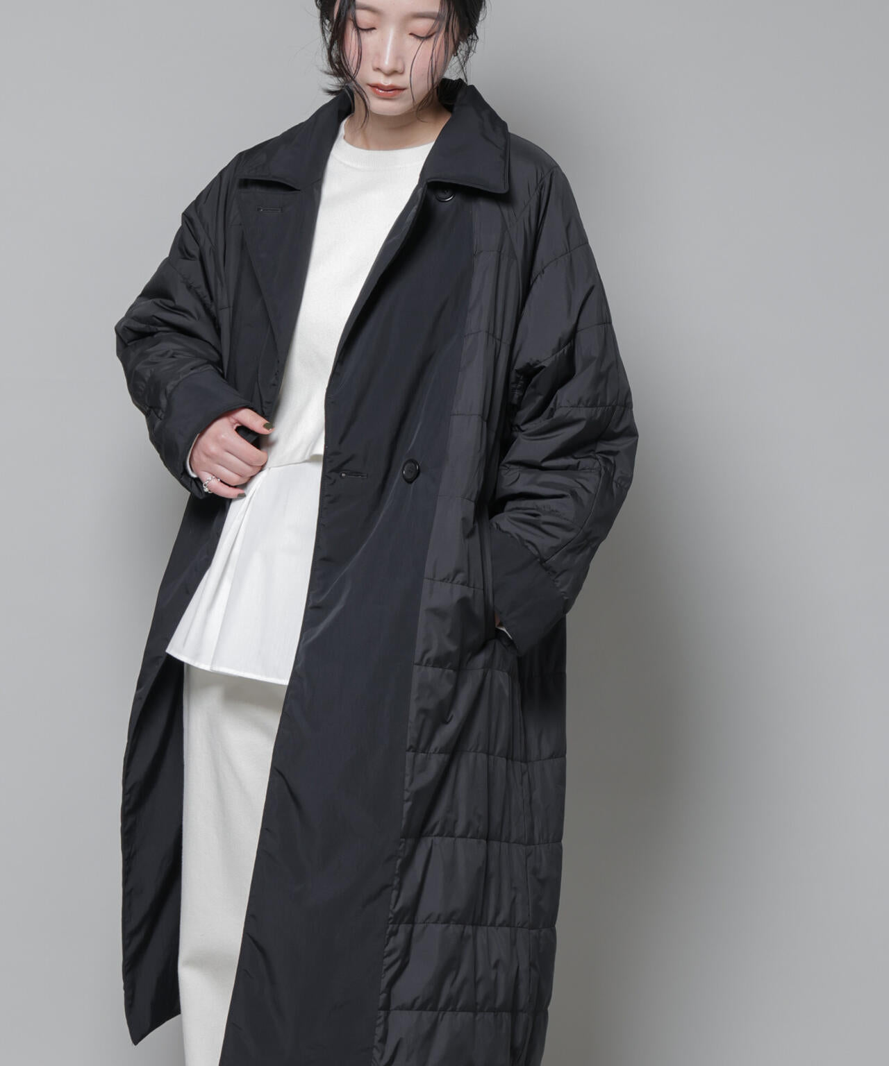 ETHERMALOFT(R)AEROGEL 中綿リバーシブルコート 6695211306