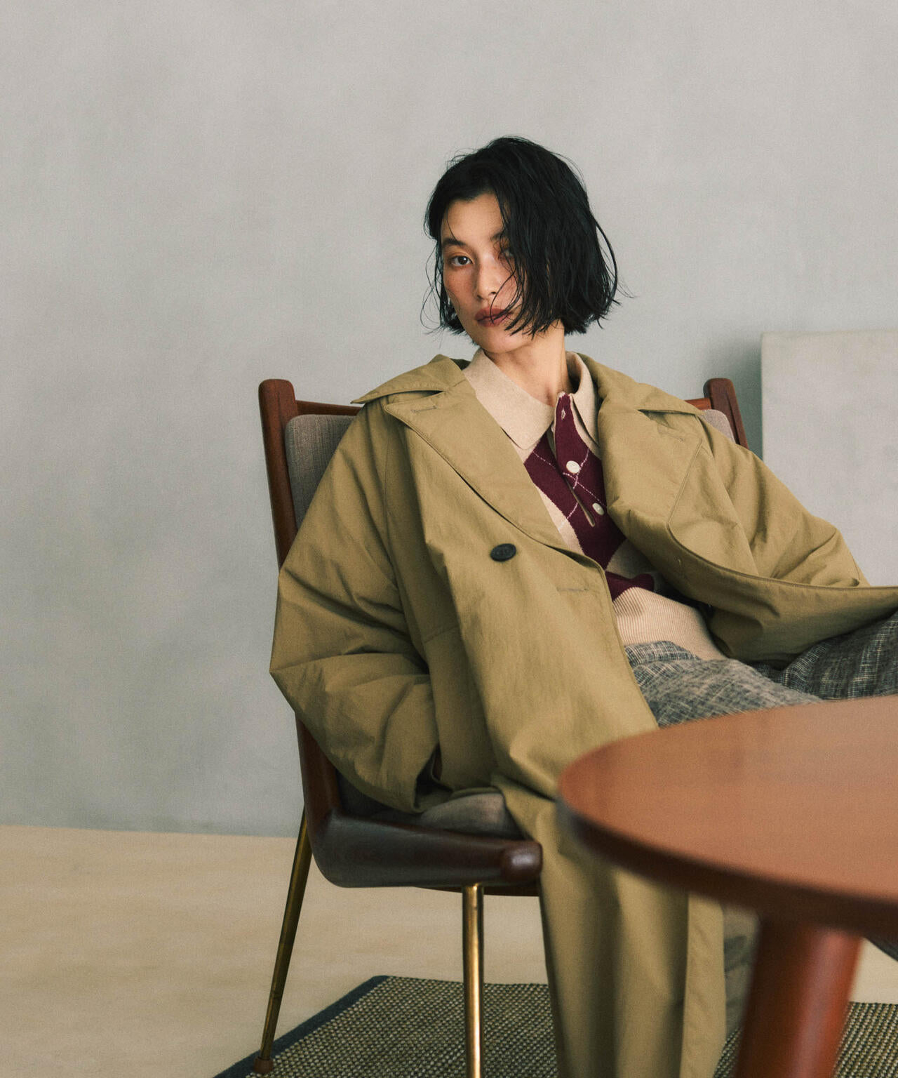 ETHERMALOFT (R) AEROGEL 中綿 リバーシブル コート