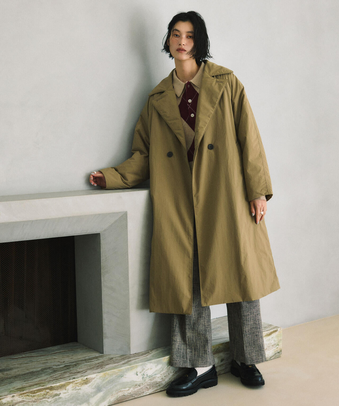 ETHERMALOFT (R) AEROGEL 中綿 リバーシブル コート