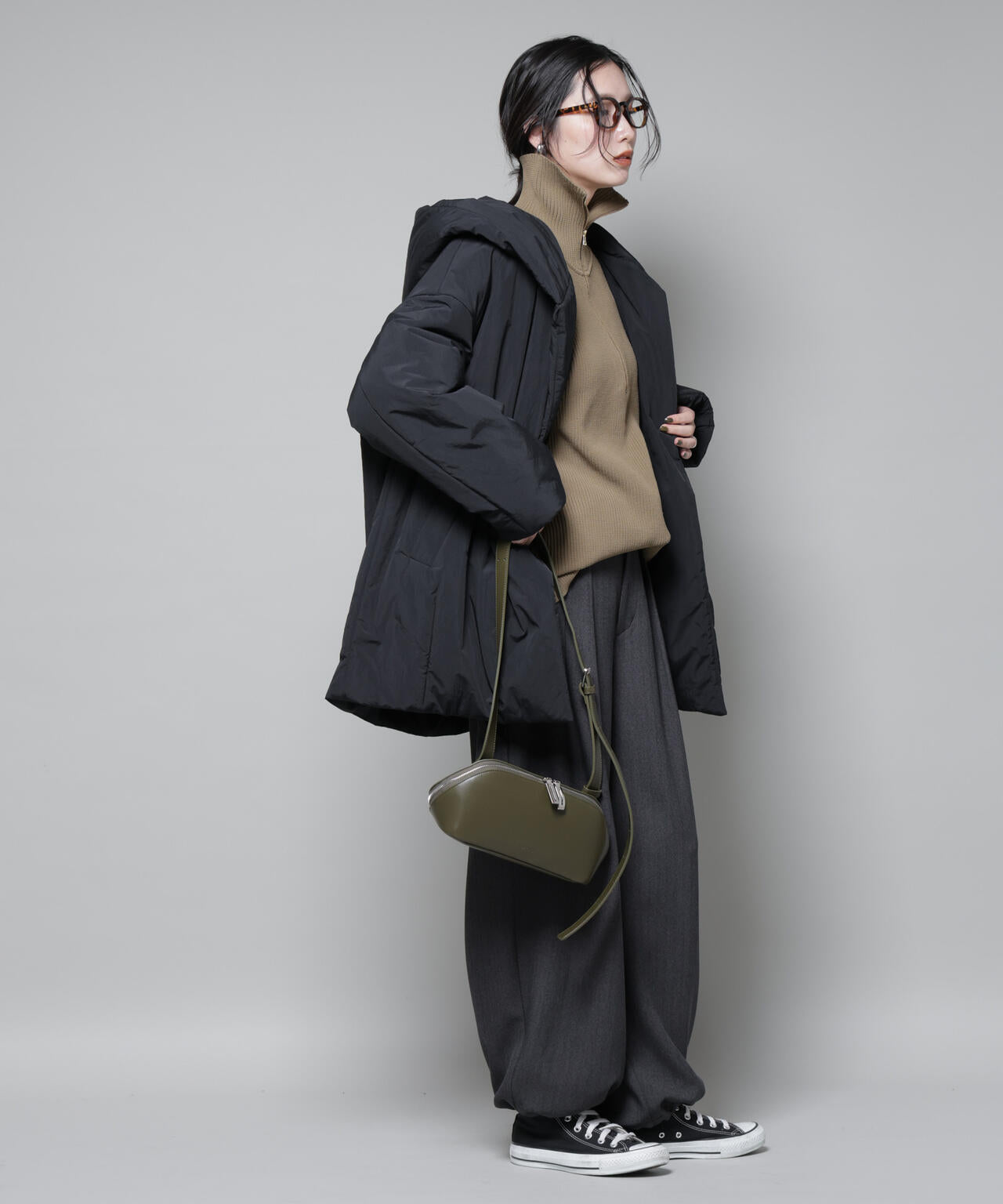 ETHERMALOFT (R) AEROGEL 中綿 フード コクーンコート