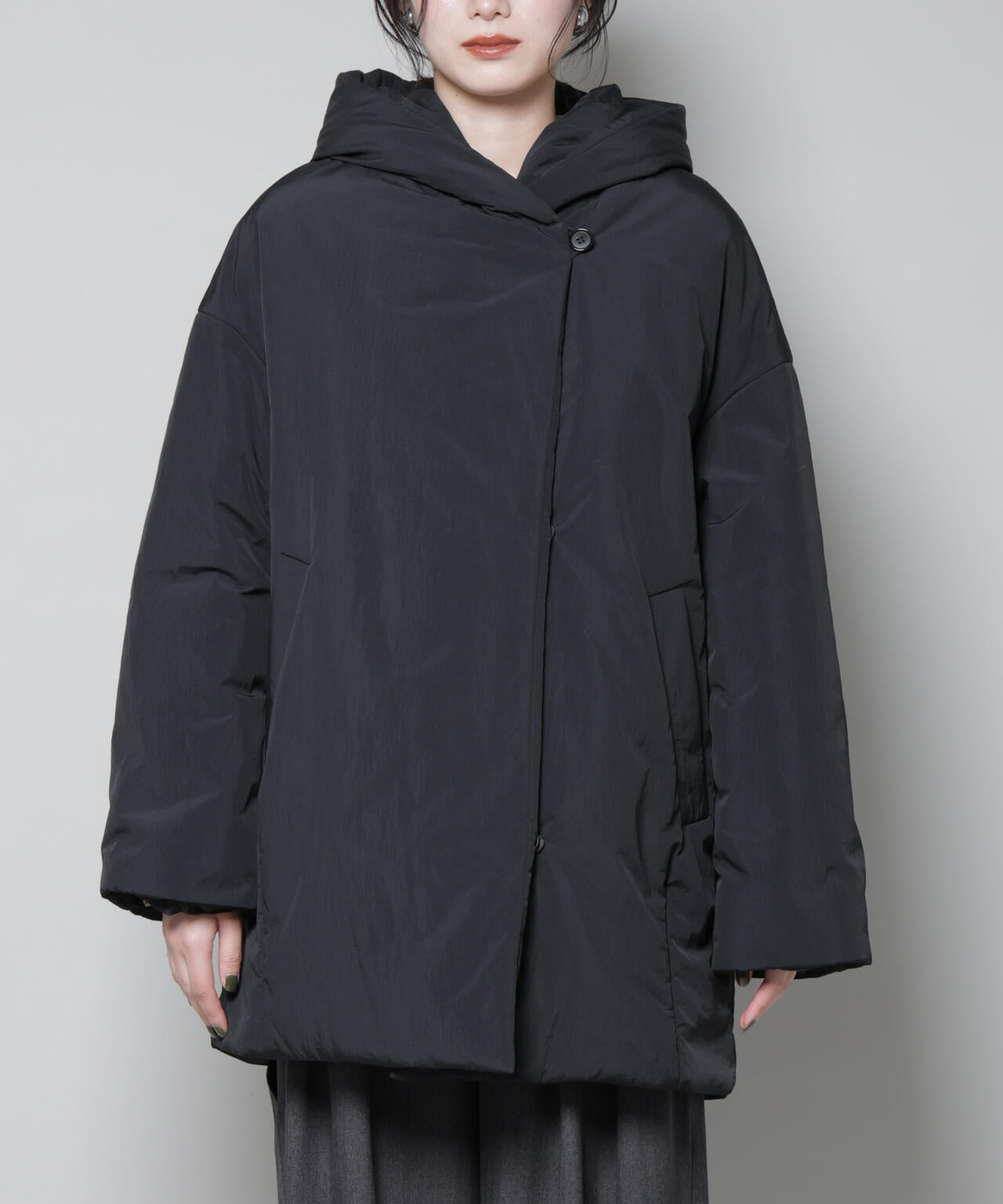 ETHERMALOFT (R) AEROGEL 中綿 フード コクーンコート