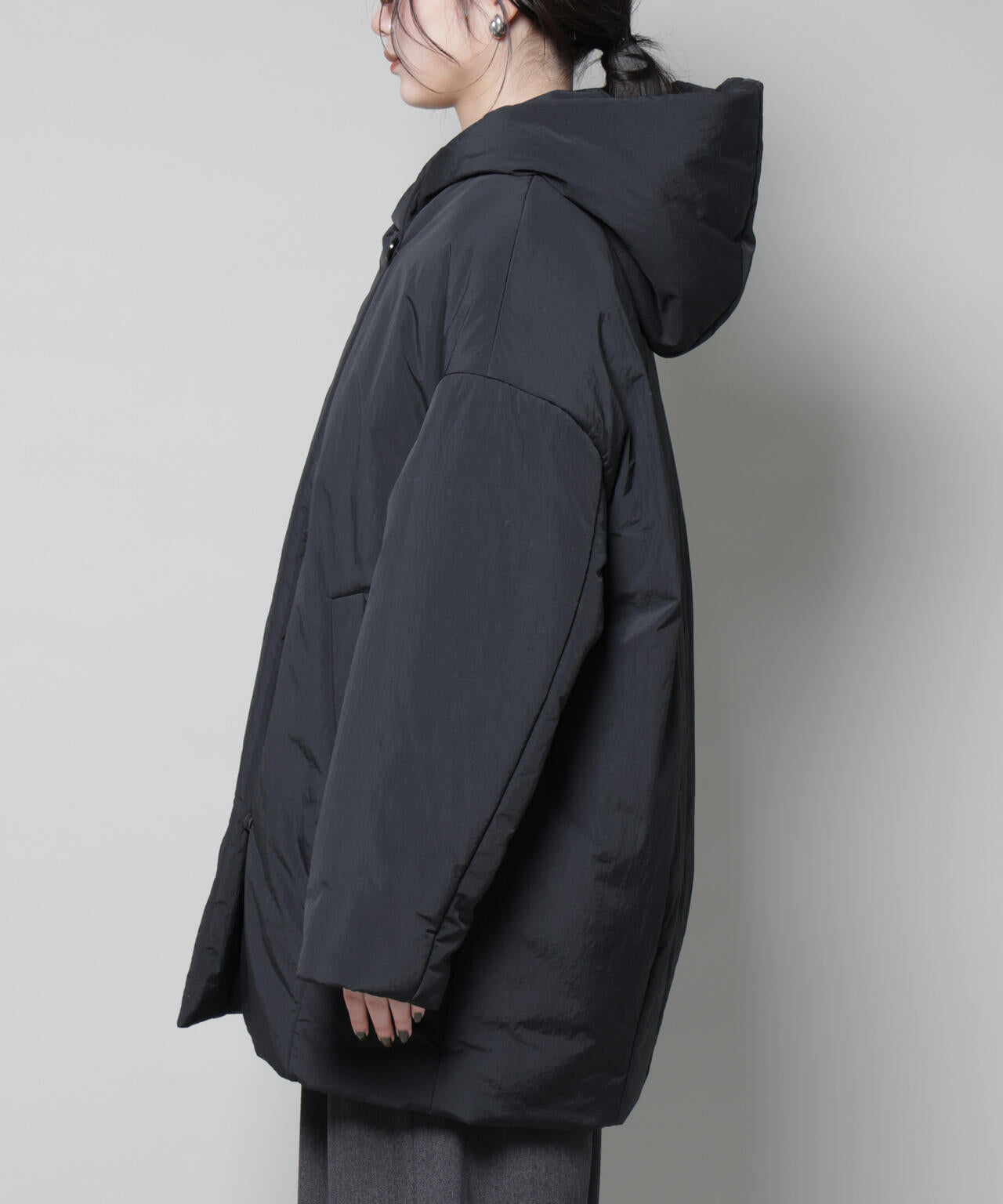 ETHERMALOFT(R)AEROGEL 中綿フードコクーンコート 6695211307