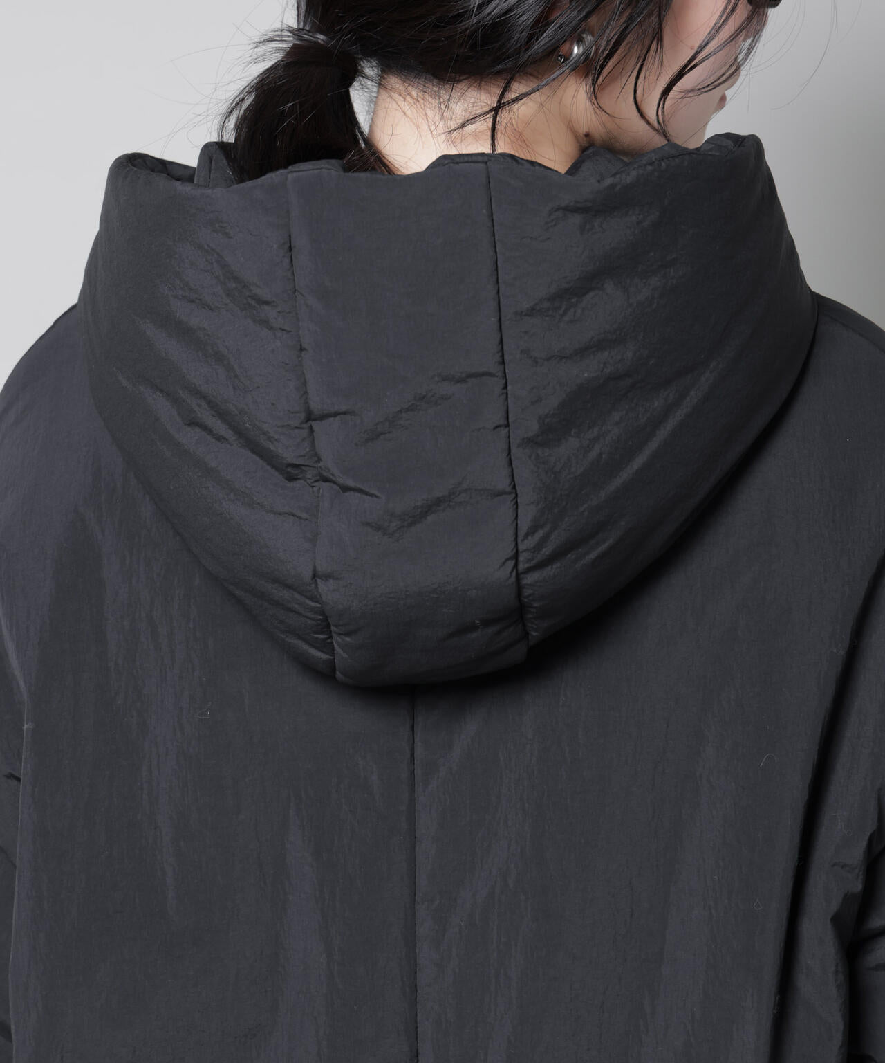 ETHERMALOFT(R)AEROGEL 中綿フードコクーンコート 6695211307