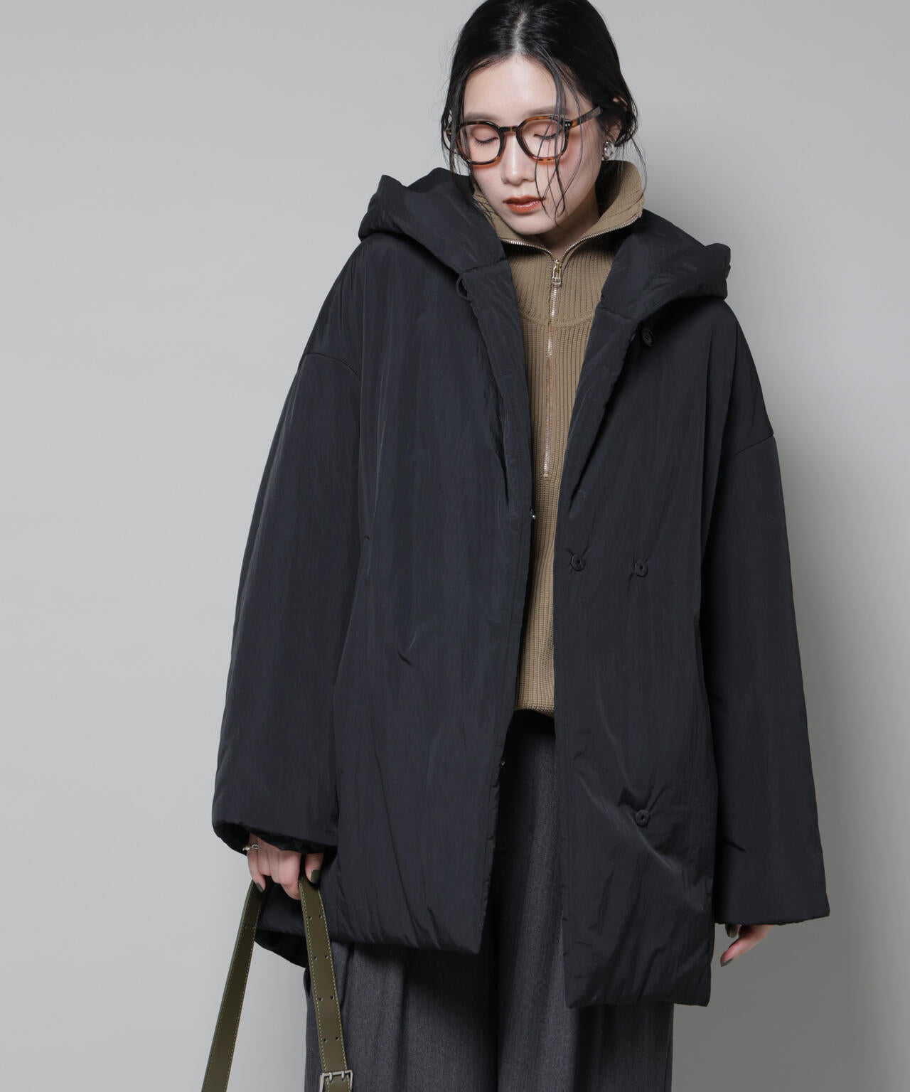 ETHERMALOFT (R) AEROGEL 中綿 フード コクーンコート