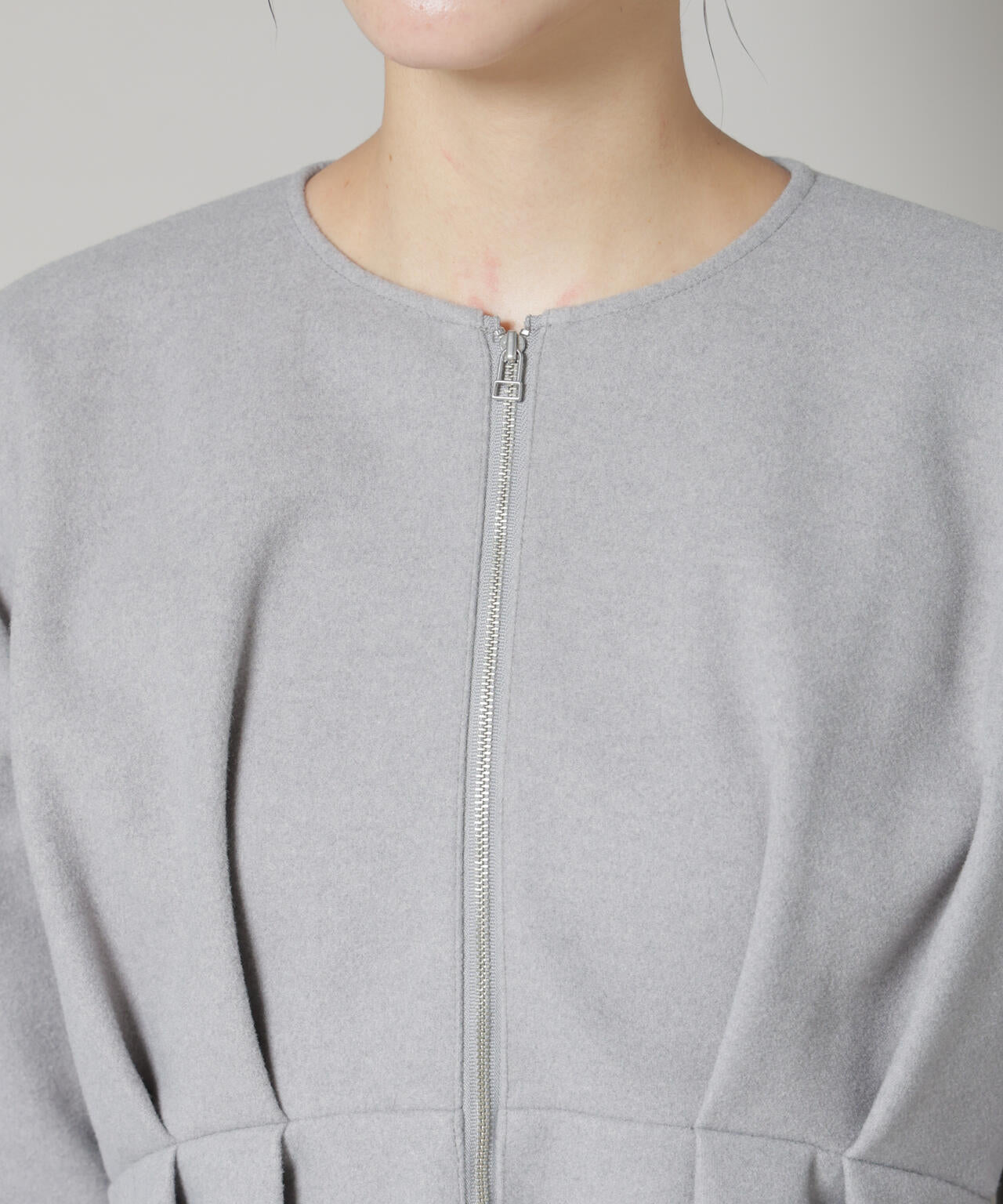 ニードルジャージーペプラムブルゾン 6695212304