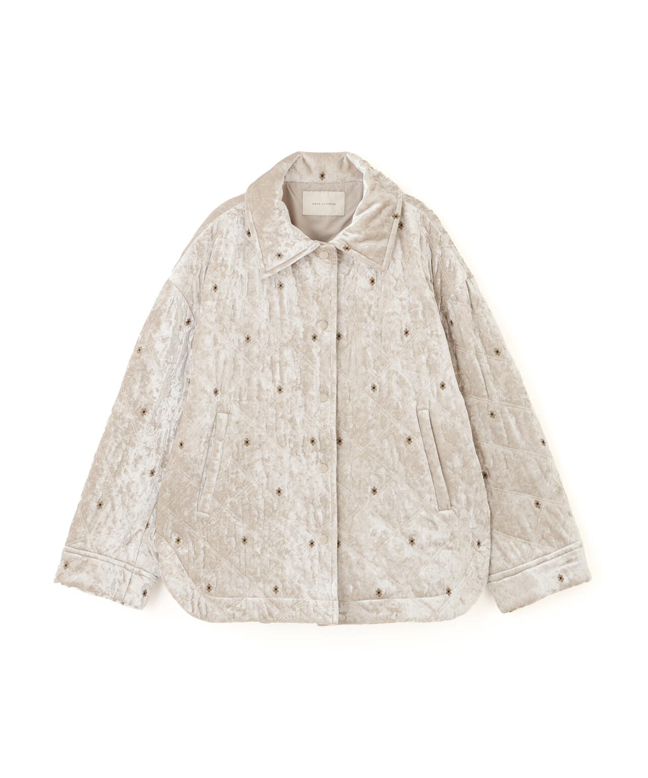 ベロアキルト刺繍ブルゾン 6695212306