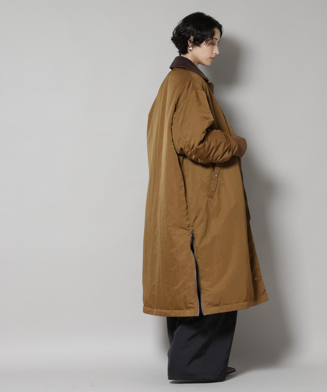 STEVELOUR 」「 西川ダウン(R) 」ミリタリー ロングコート