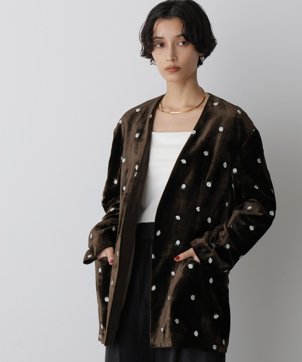 STEVELOUR」ベロアブルームジャケット(セットアップ可)