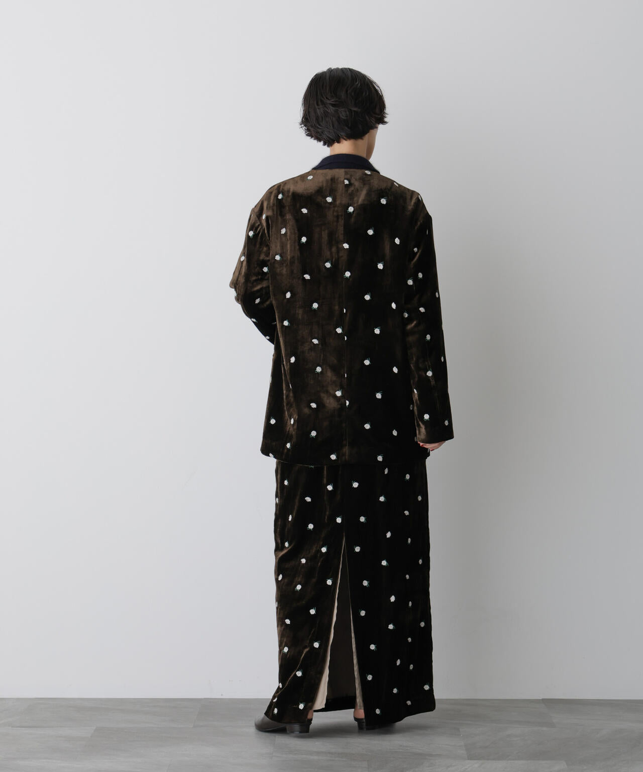 STEVELOUR」ベロアブルームジャケット(セットアップ可)