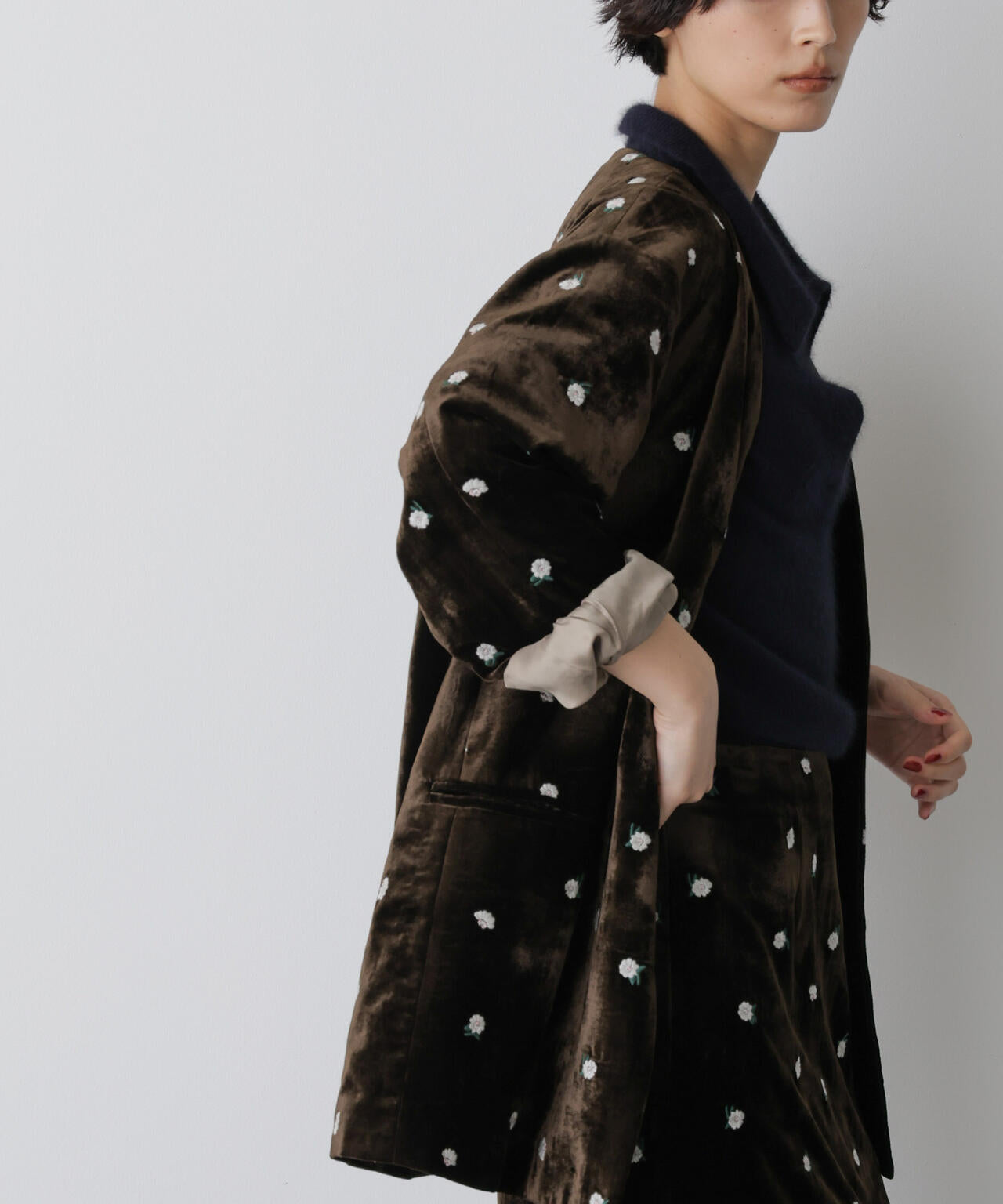 「STEVELOUR」ベロアブルームジャケット(セットアップ可) 6695216310