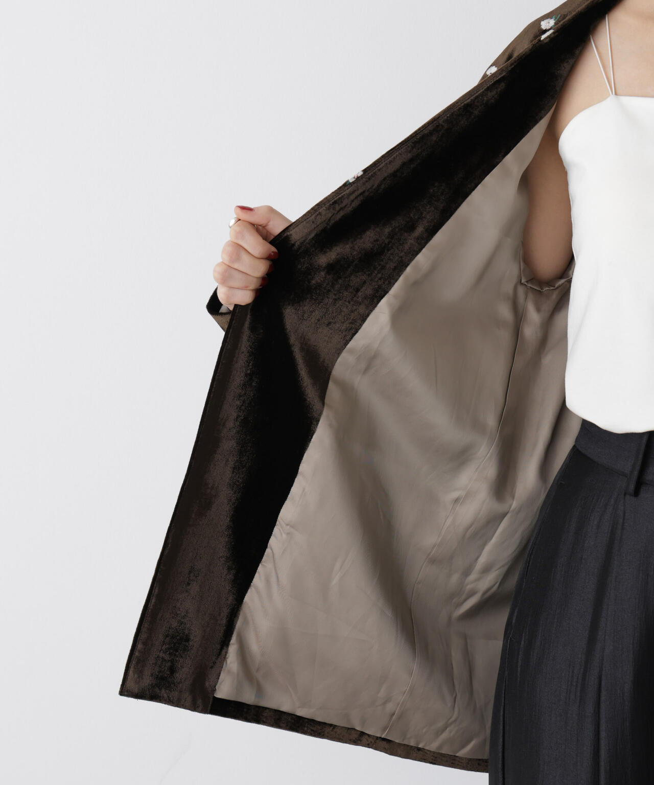 「STEVELOUR」ベロアブルームジャケット(セットアップ可) 6695216310