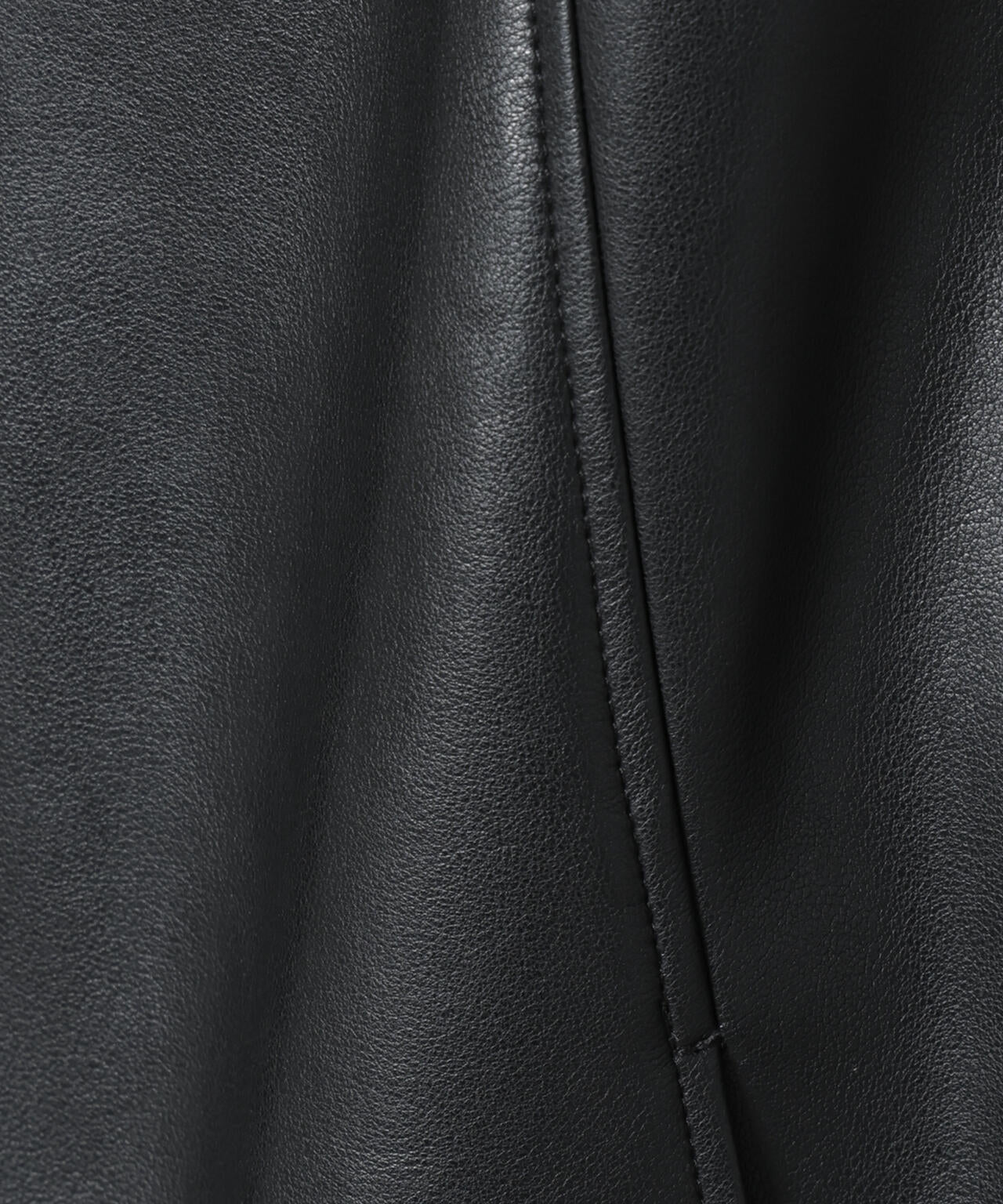 フェイクレザー ドロストヘム ベスト