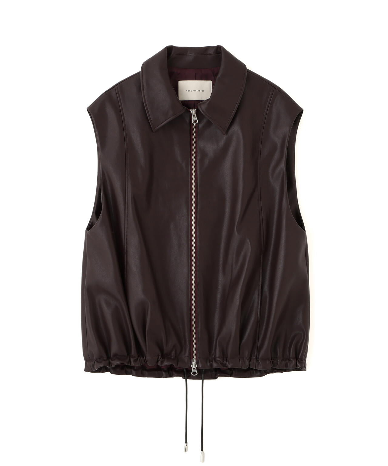 フェイクレザードロストヘムベスト 6695216312